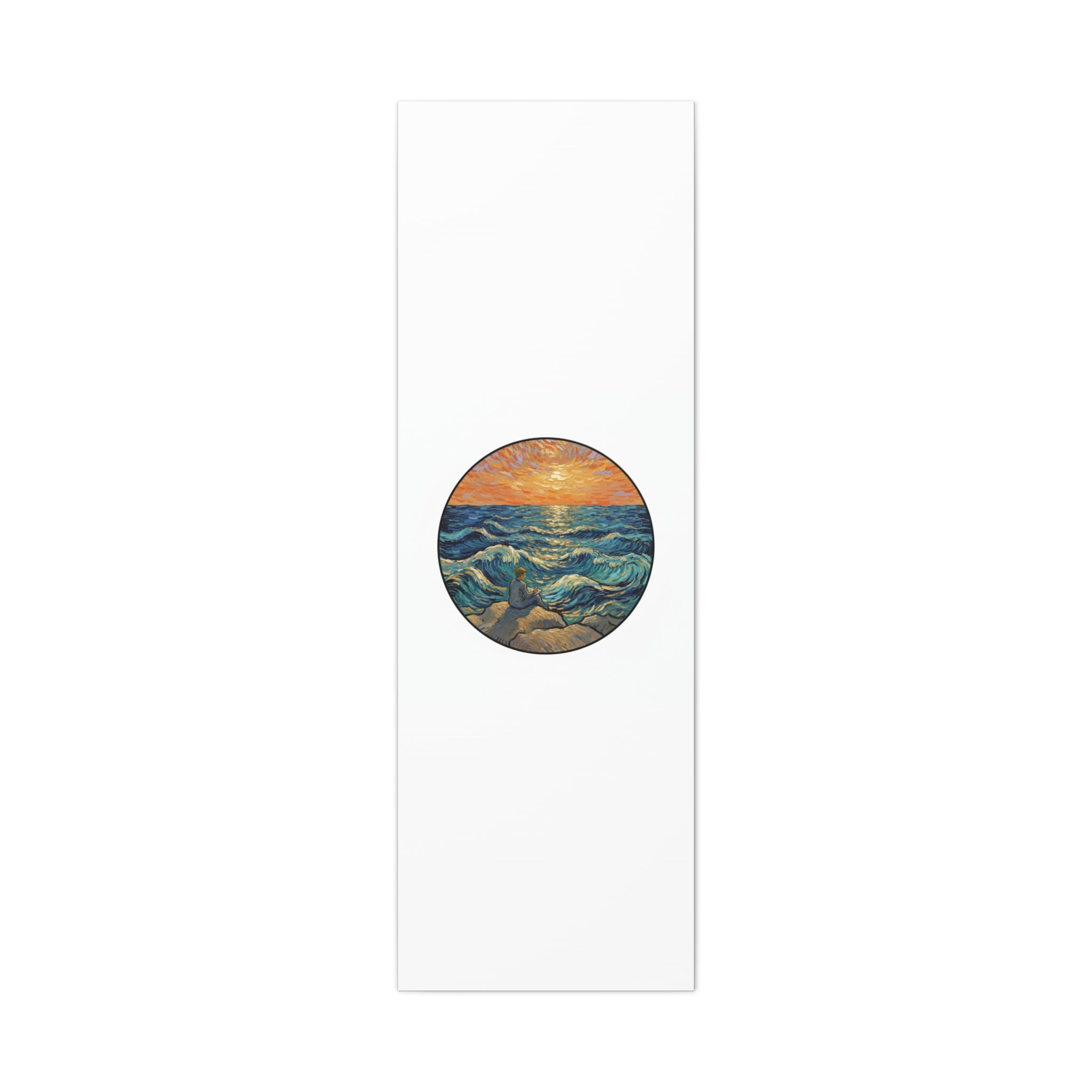 Presidential Sunset Figure Canvas — Ocean Edition