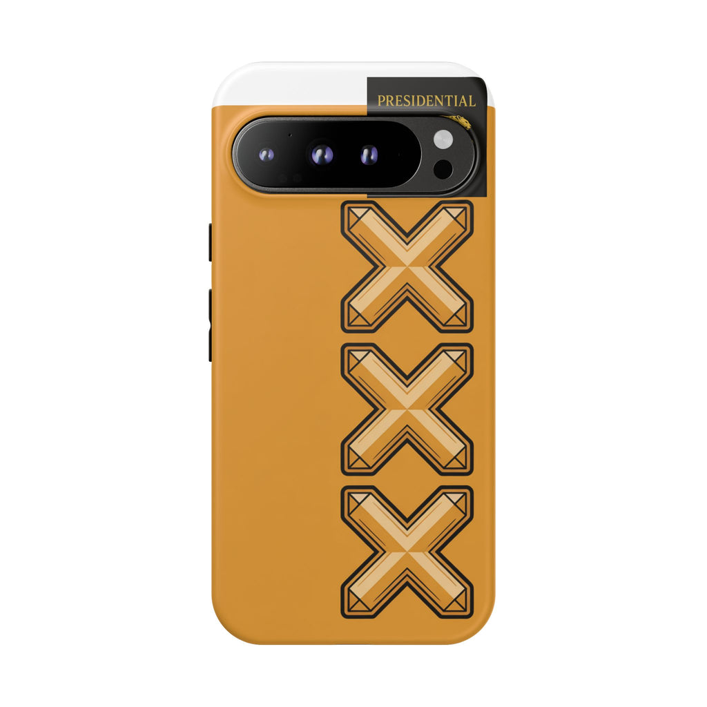 Amsterdam XXX Gold Tough Phone Case – Presidential Lion Design