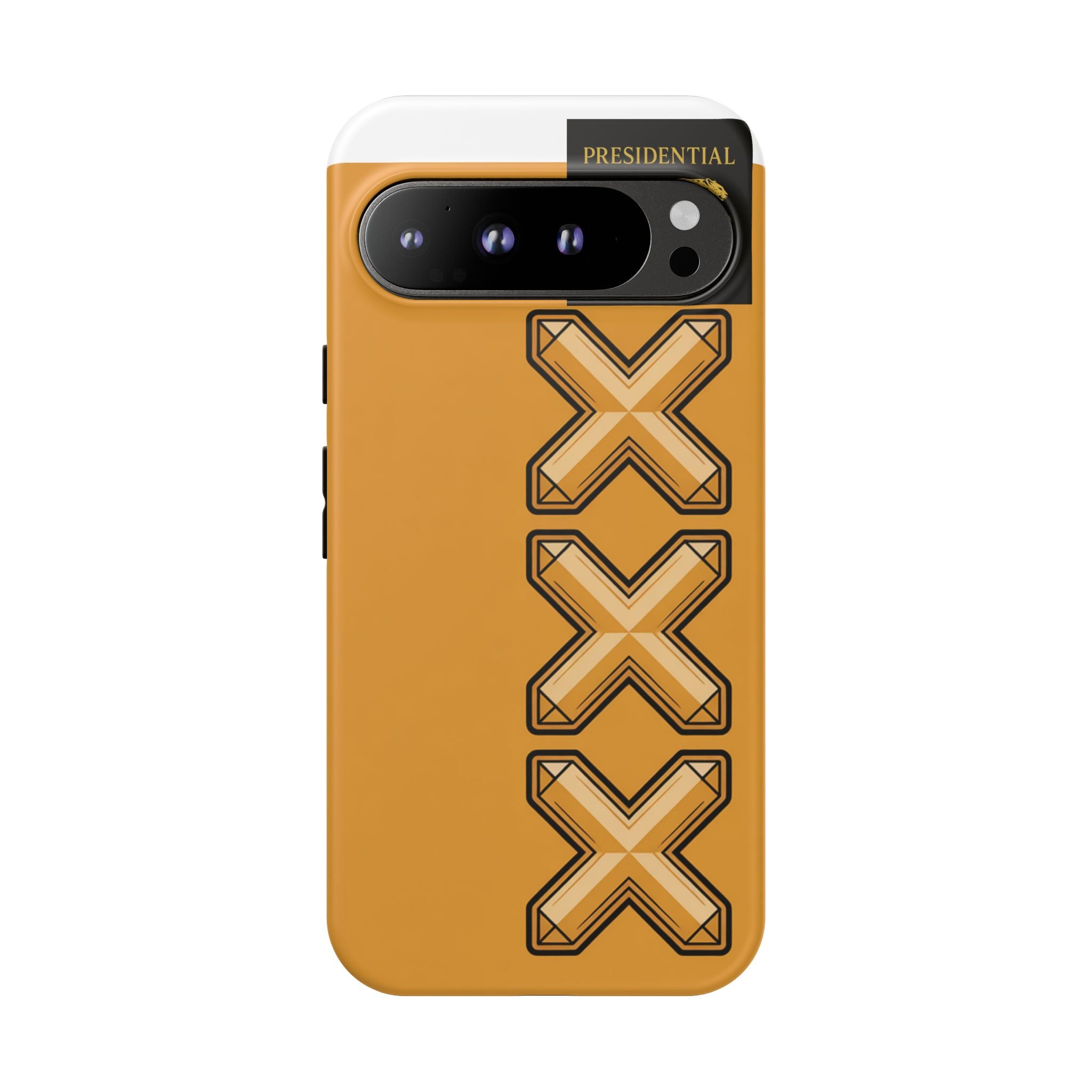 Amsterdam XXX Gold Tough Phone Case – Presidential Lion Design