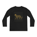 Youth Long Sleeve Tee — Gold Floral Tiger & "Presidential" Logo