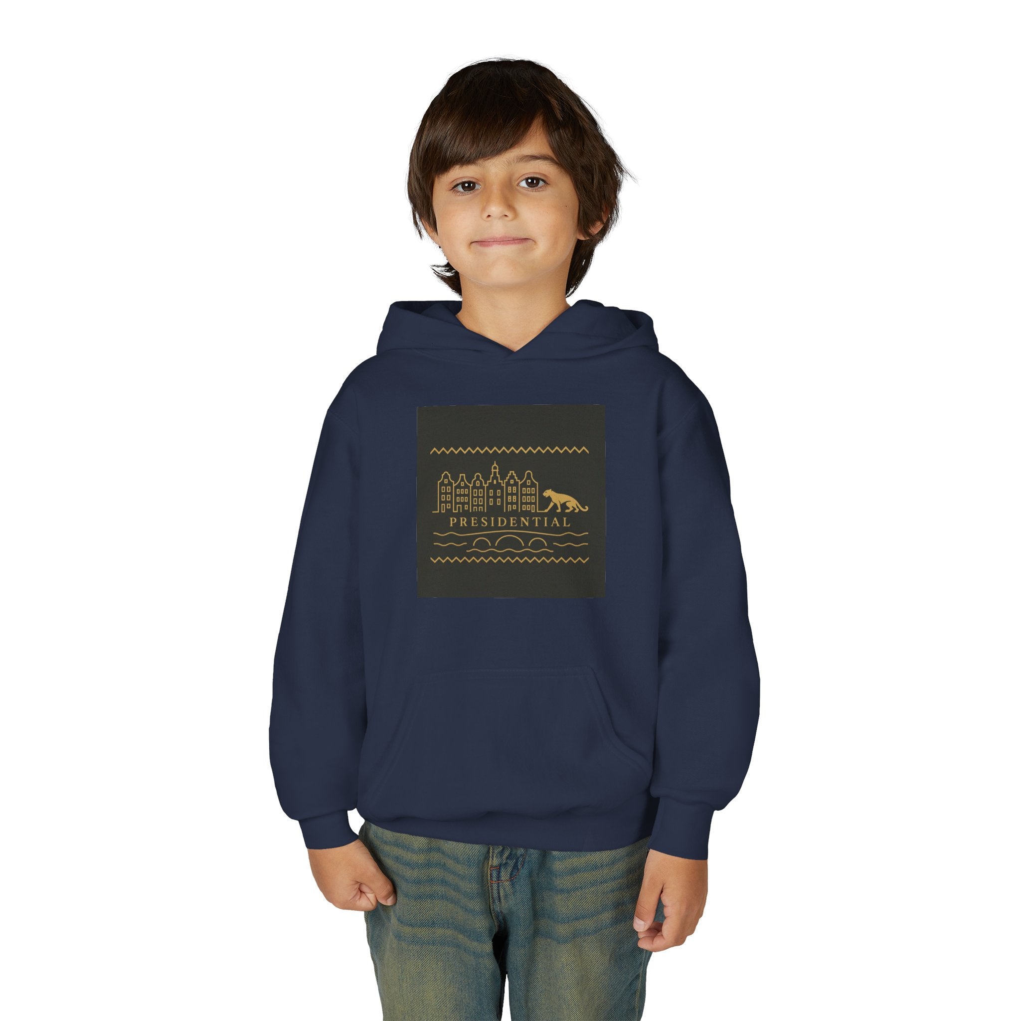 Youth Hoodie — Presidential Clothing Brand Leopard Graphic