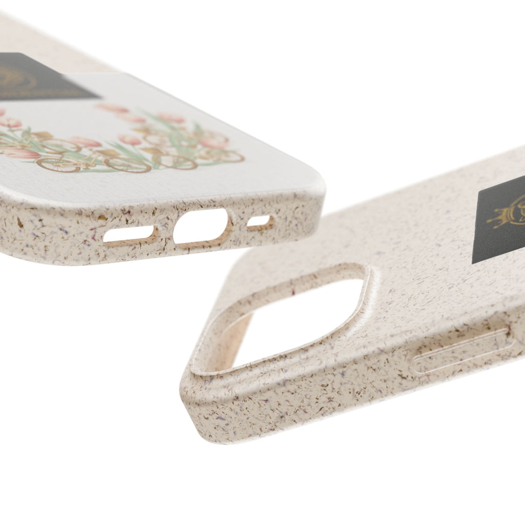 Biodegradable Phone Case — Presidential Lion Crest with Floral Wreath