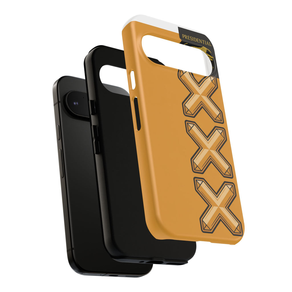 Amsterdam XXX Gold Tough Phone Case – Presidential Lion Design