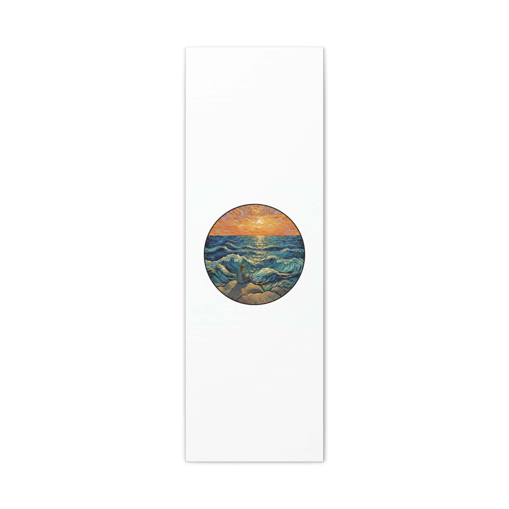 Presidential Sunset Figure Canvas — Ocean Edition