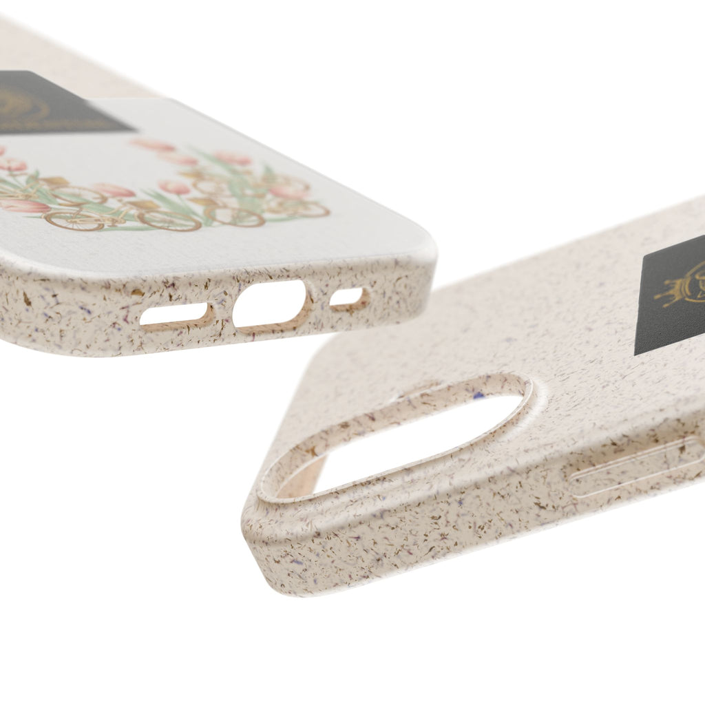 Biodegradable Phone Case — Presidential Lion Crest with Floral Wreath