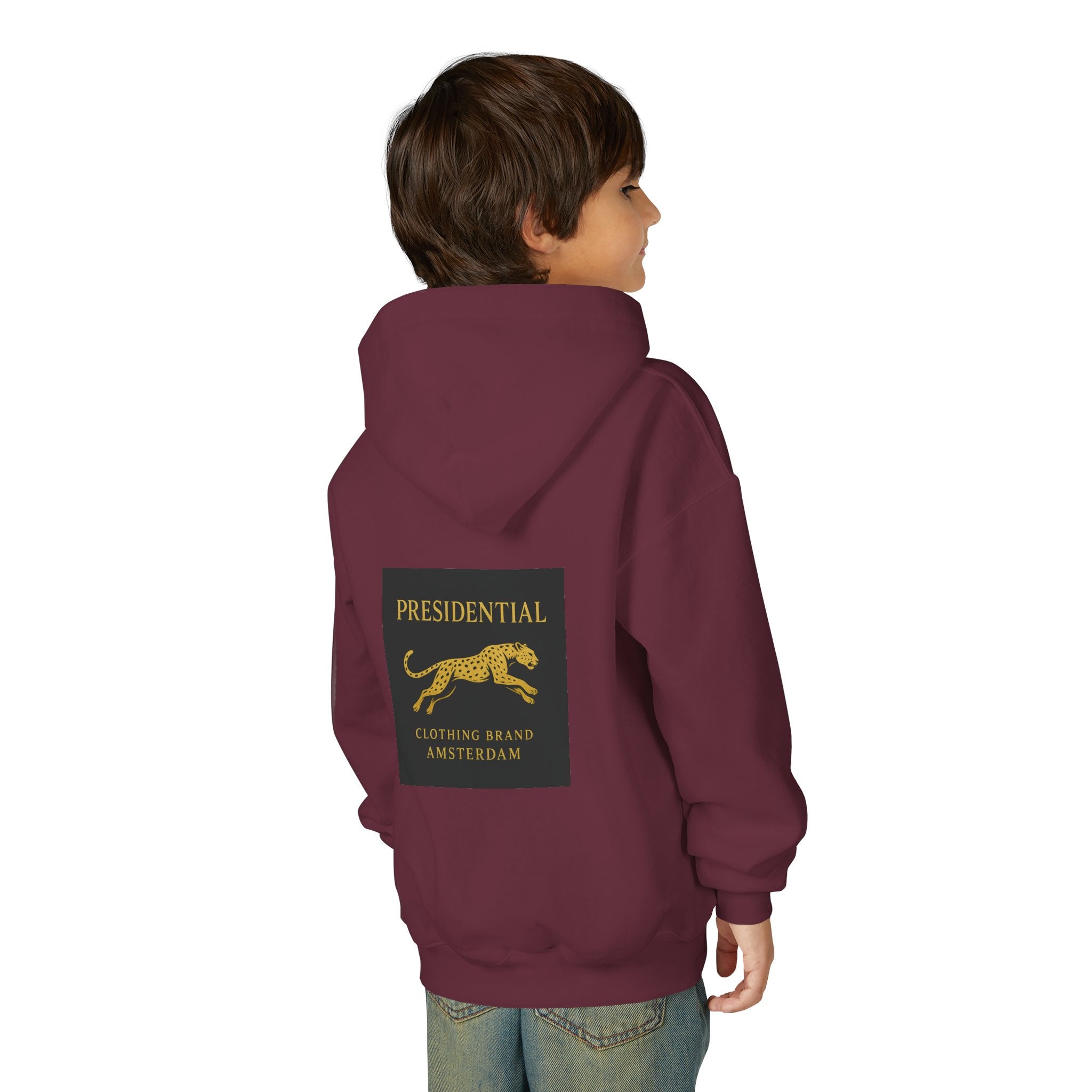 Youth Hoodie — Presidential Clothing Brand Leopard Graphic