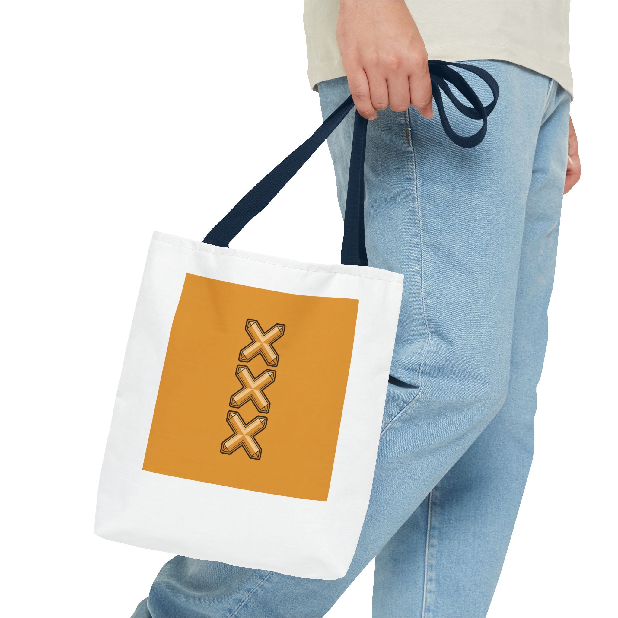 Amsterdam Triple X Tote Bag — Stylish City Symbol AOP Tote