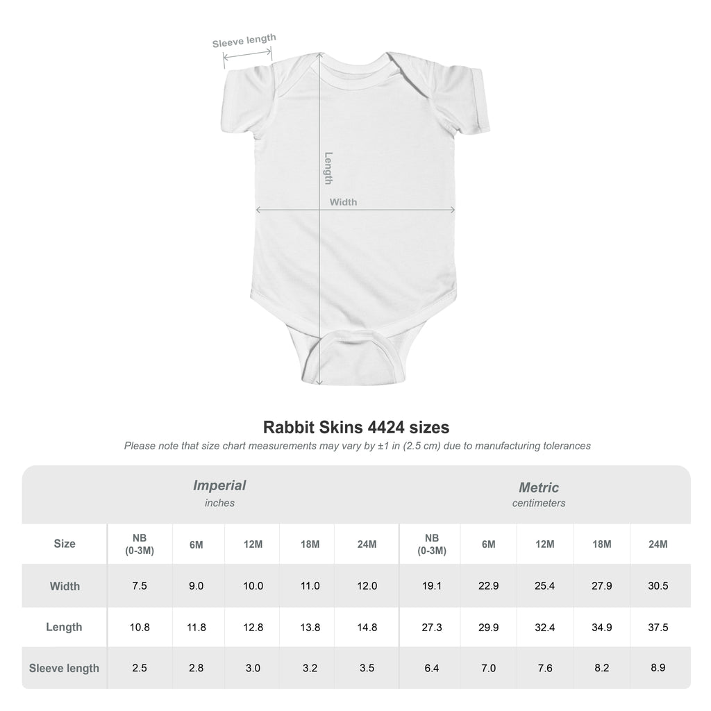 Infant Bodysuit - 'President-Real' Gold Logo Baby One-Piece