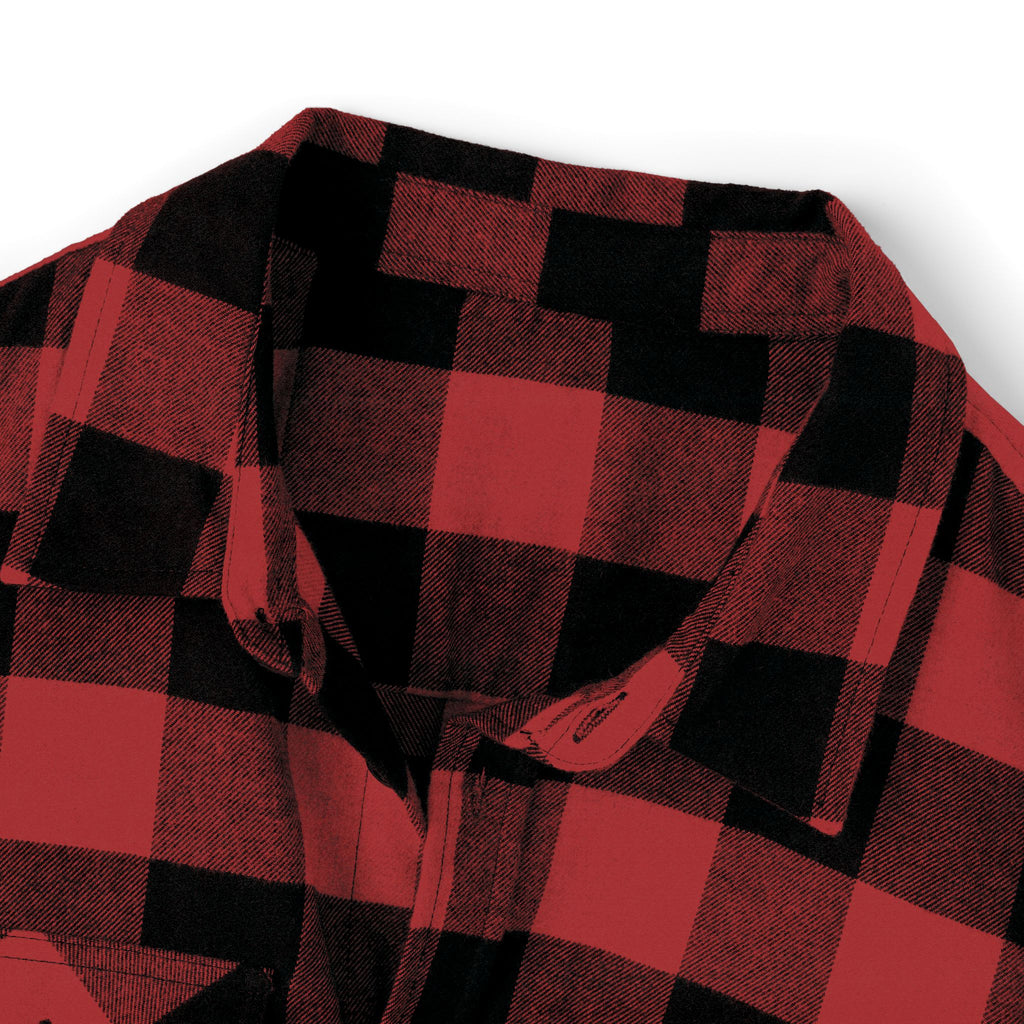 Buffalo Plaid Flannel Shirt — Classic Green & Black Lumberjack Button-Up
