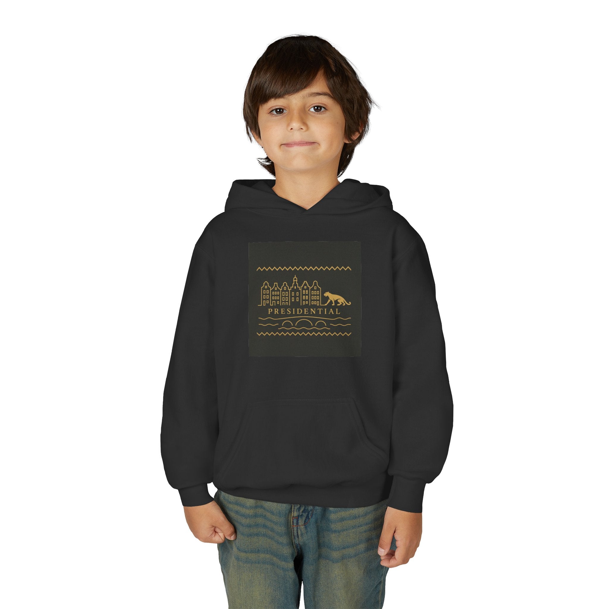 Youth Hoodie — Presidential Clothing Brand Leopard Graphic