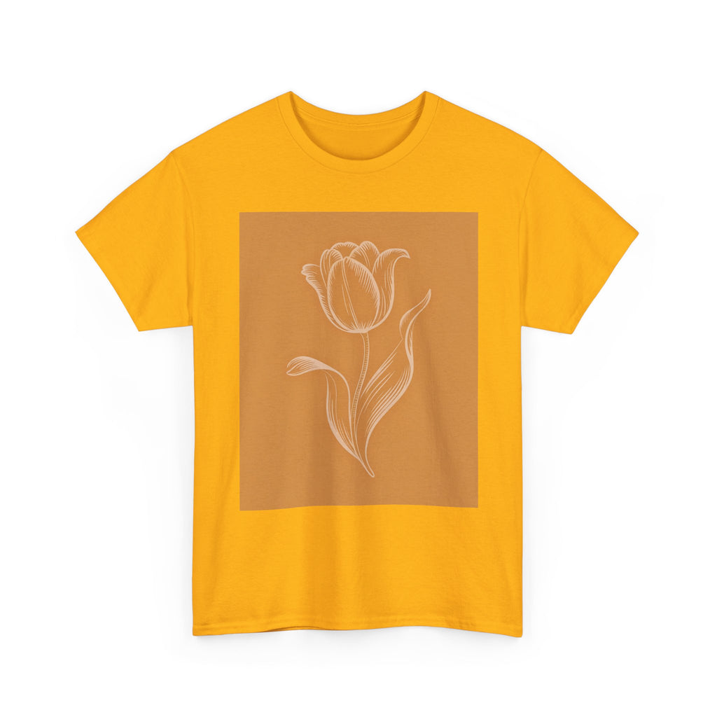 Amsterdam Tulip Graphic Tee — Vintage Cityscape Travel T‑Shirt