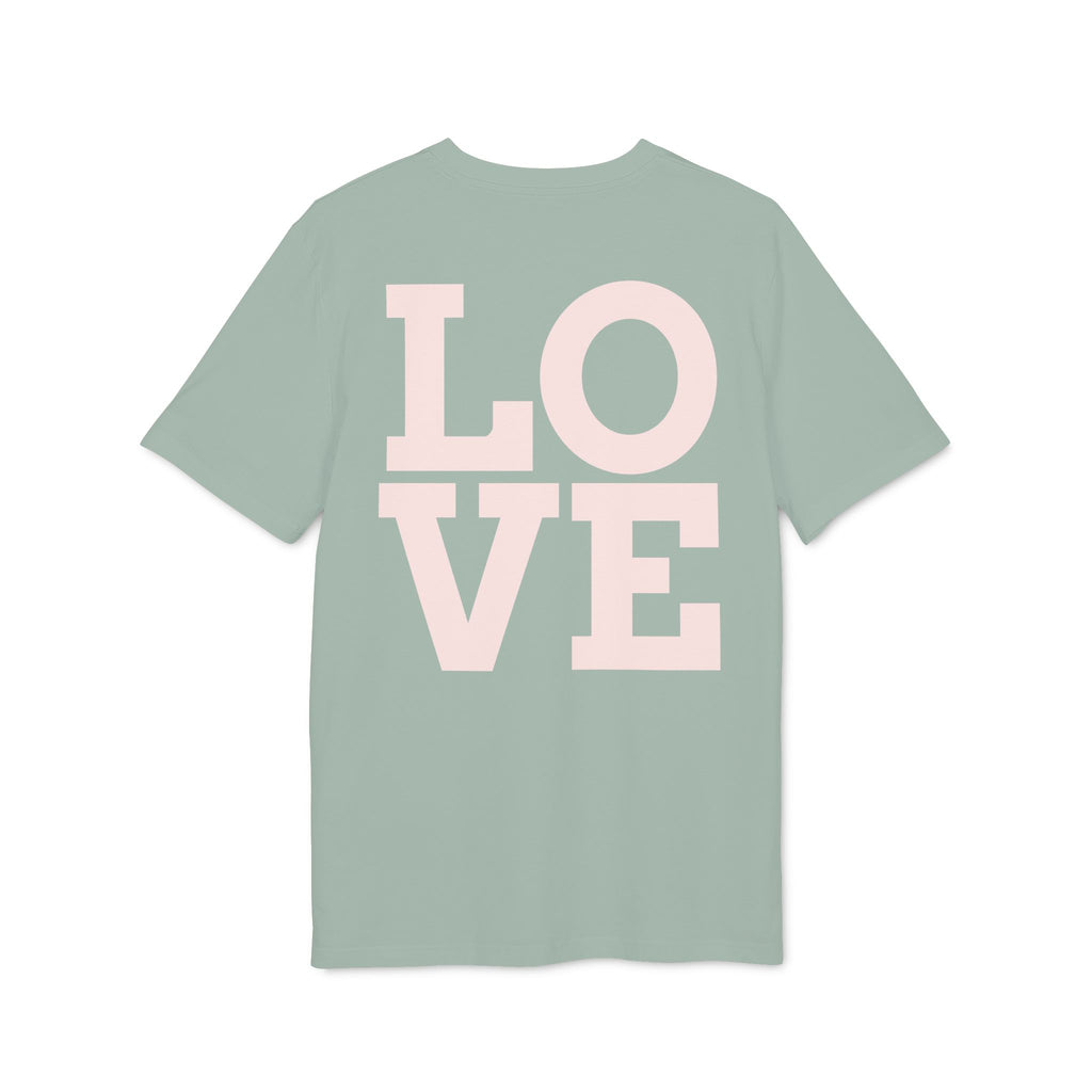 Daisy Love Graphic T-Shirt — Pink Floral Front Daisy with 'LOVE' Back Print