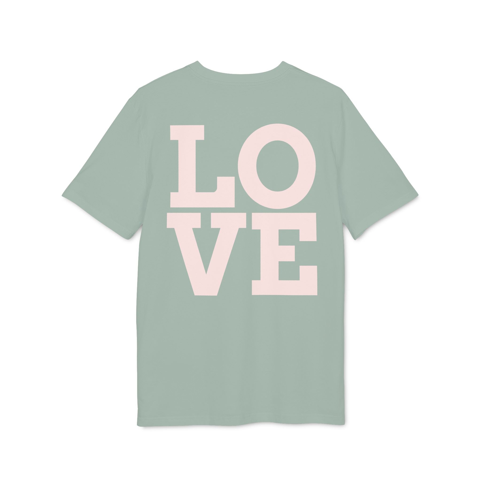 Daisy Love Graphic T-Shirt — Pink Floral Front Daisy with 'LOVE' Back Print