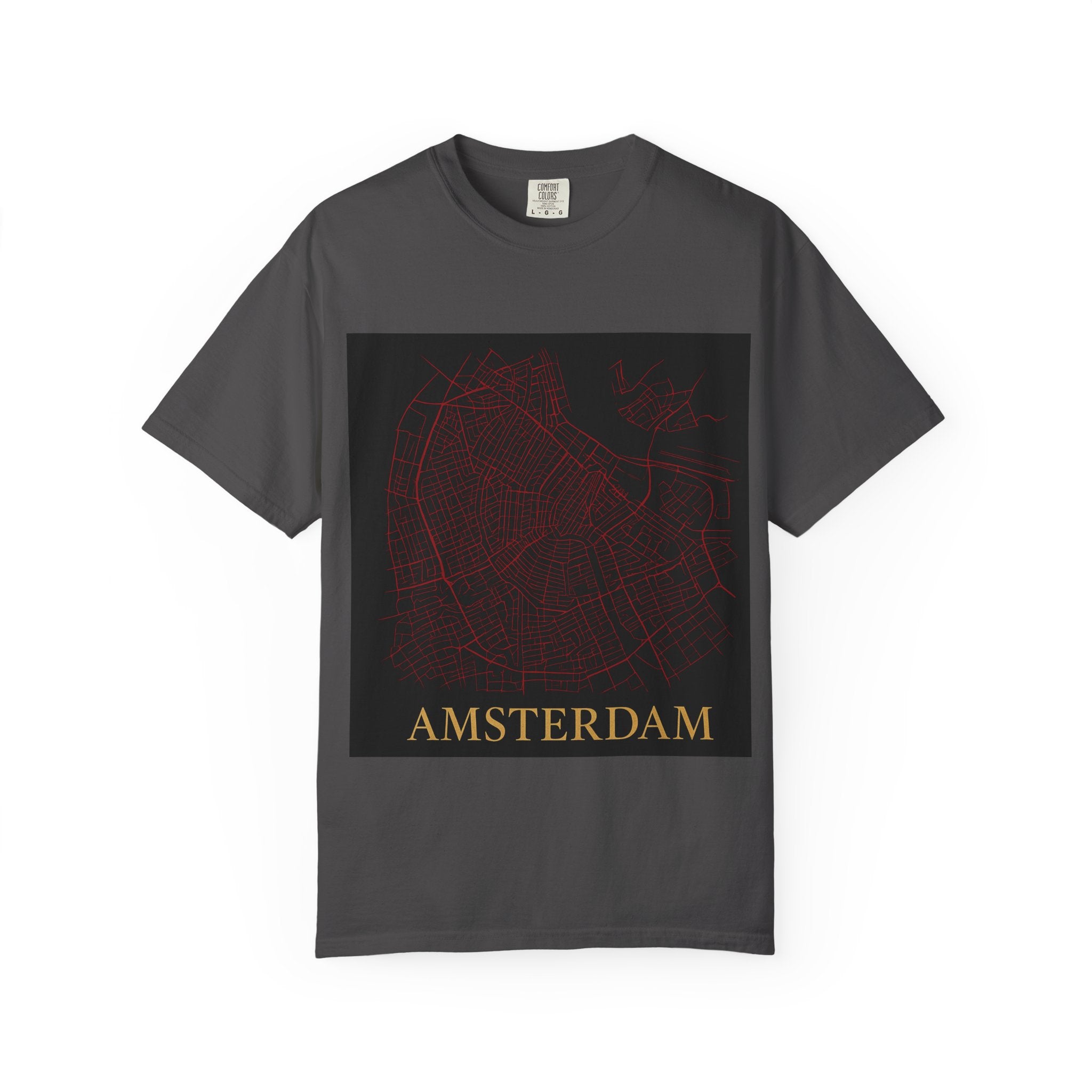 Amsterdam Map & Lemon Bike T-Shirt
