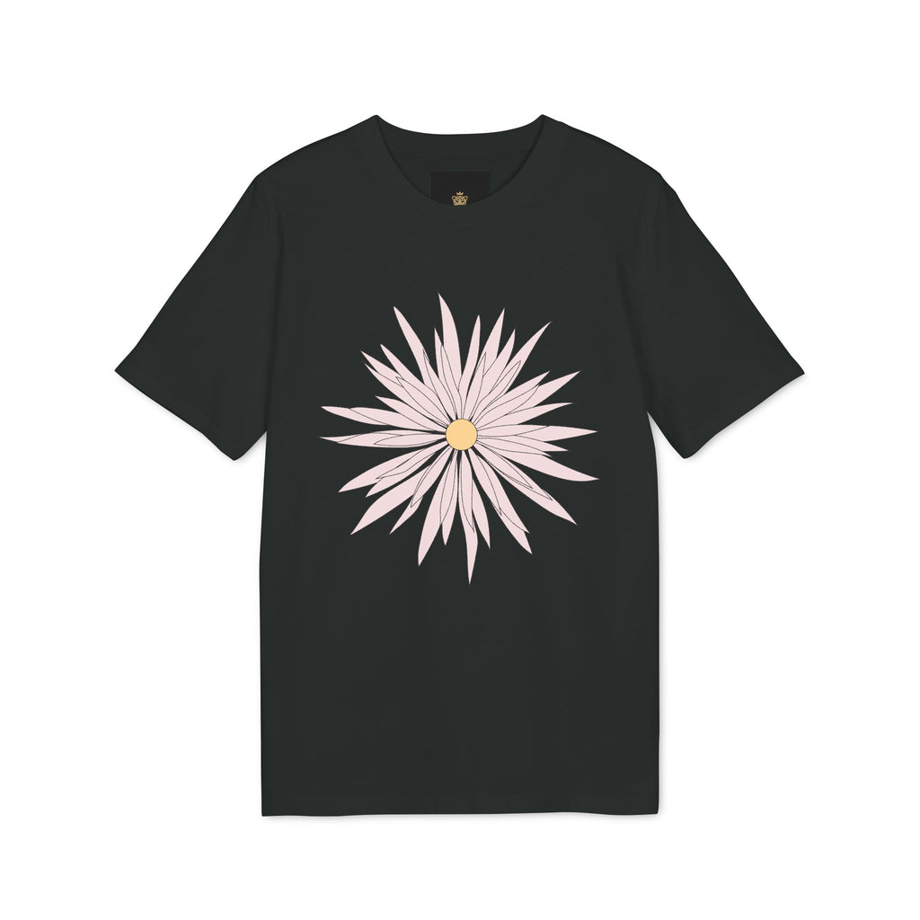 Daisy Love Graphic T-Shirt — Pink Floral Front Daisy with 'LOVE' Back Print