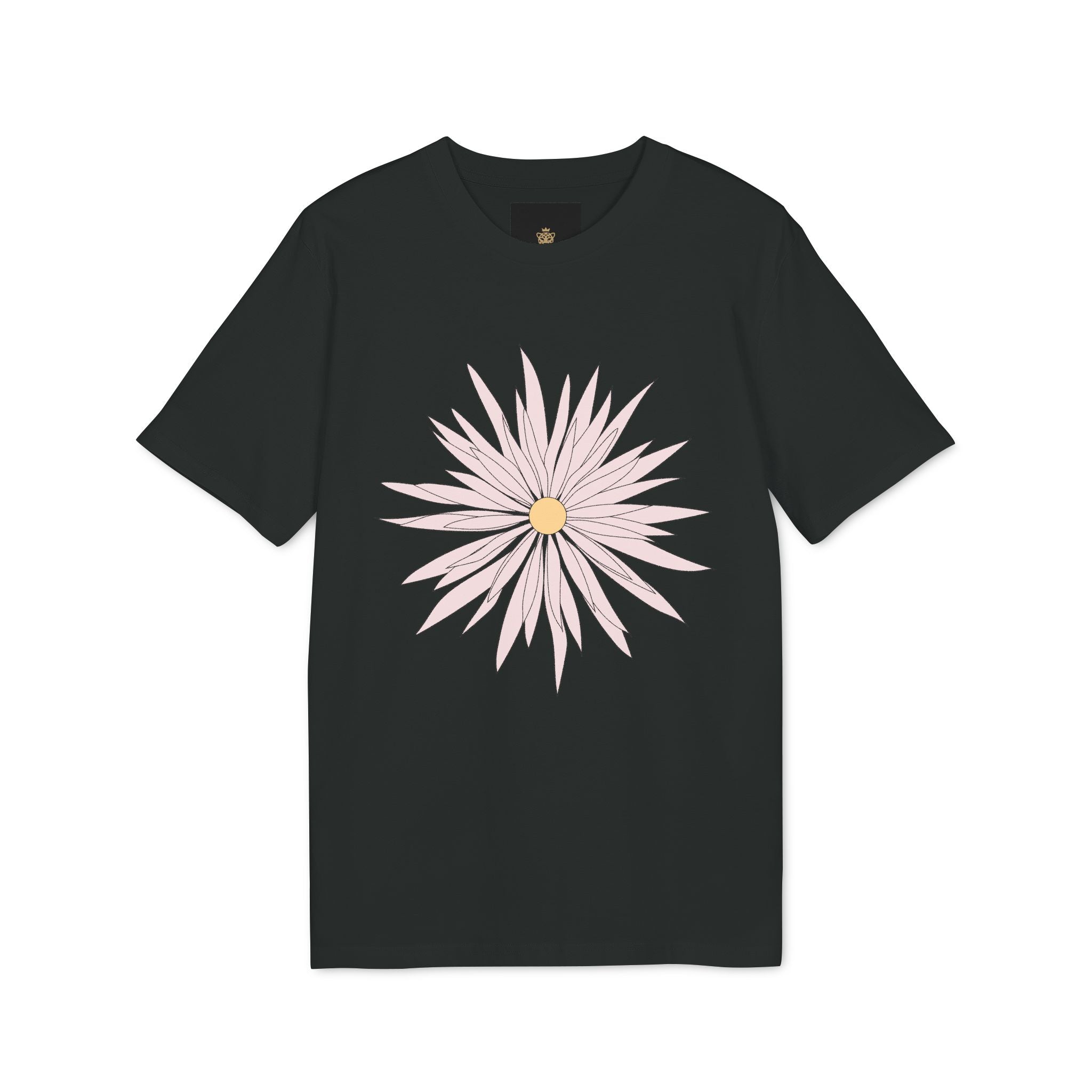 Daisy Love Graphic T-Shirt — Pink Floral Front Daisy with 'LOVE' Back Print