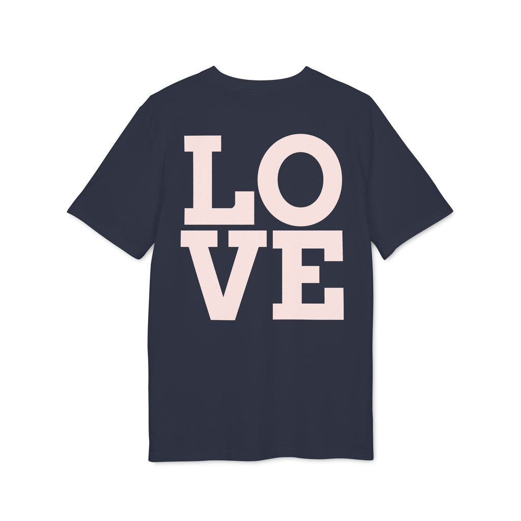 Daisy Love Graphic T-Shirt — Pink Floral Front Daisy with 'LOVE' Back Print