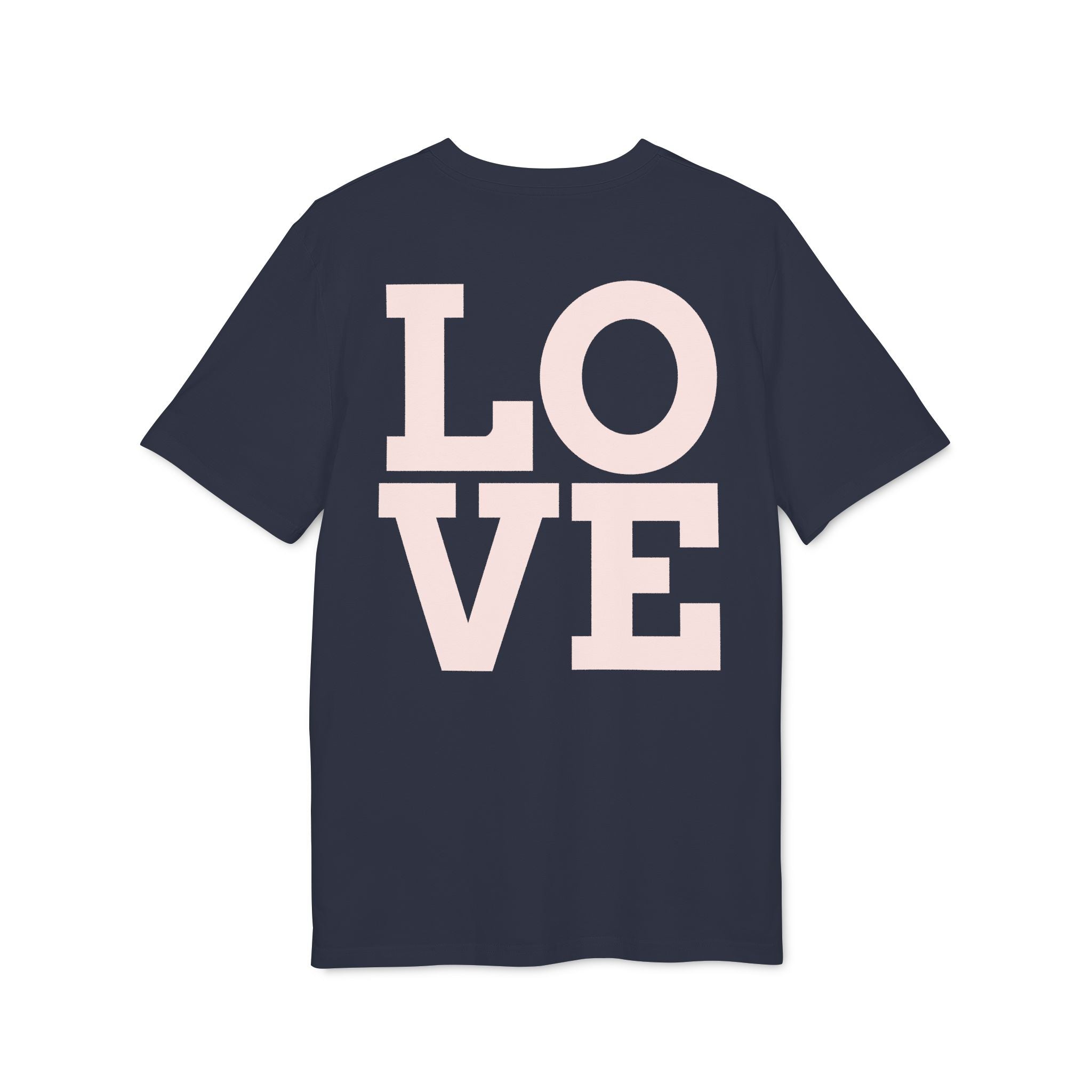 Daisy Love Graphic T-Shirt — Pink Floral Front Daisy with 'LOVE' Back Print