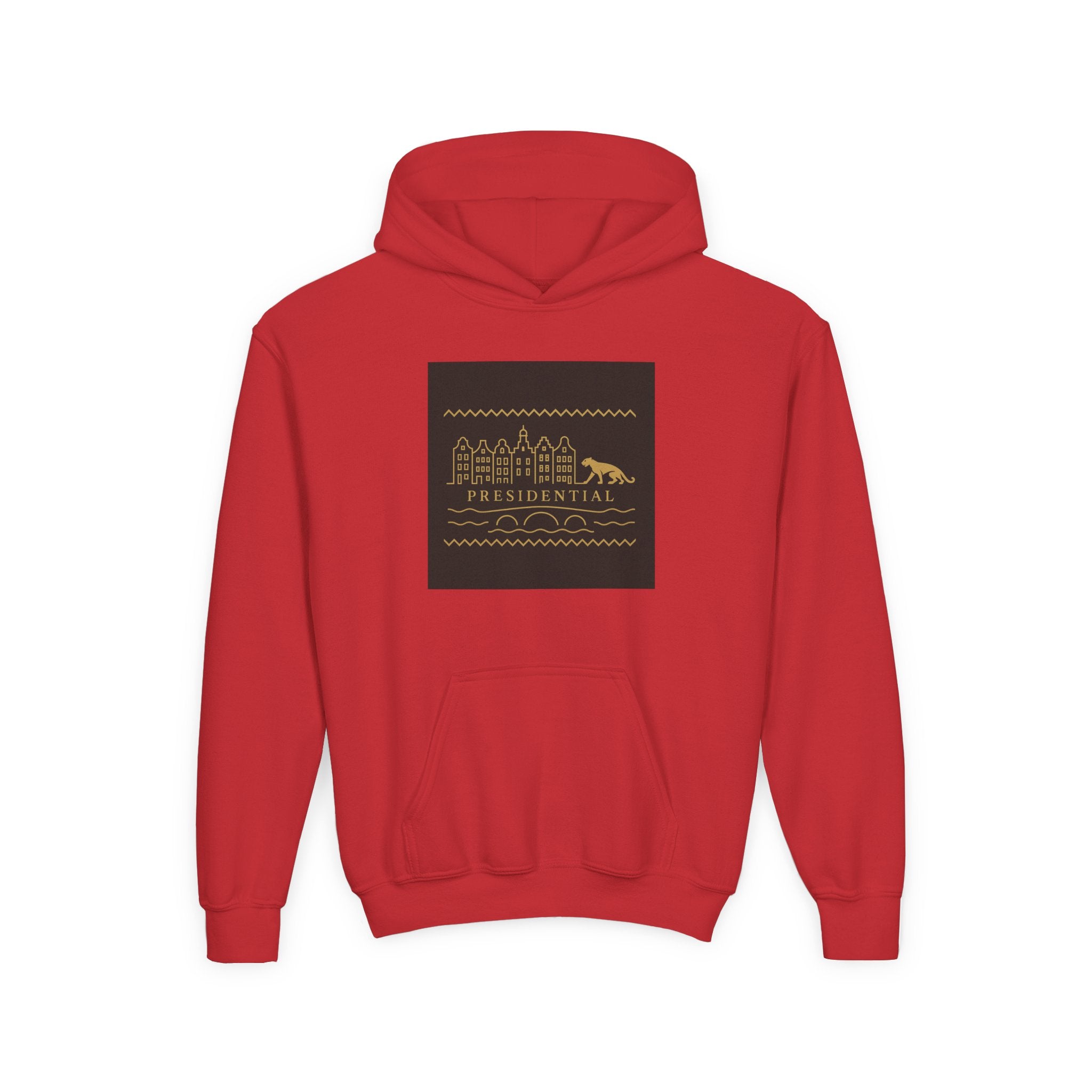 Youth Hoodie — Presidential Clothing Brand Leopard Graphic