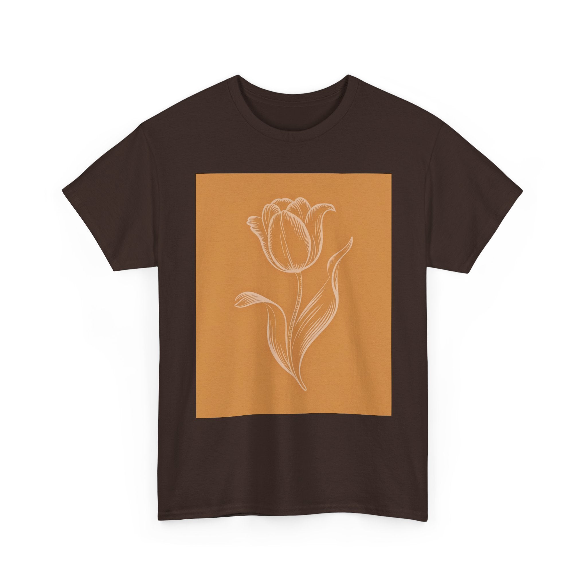 Amsterdam Tulip Graphic Tee — Vintage Cityscape Travel T‑Shirt
