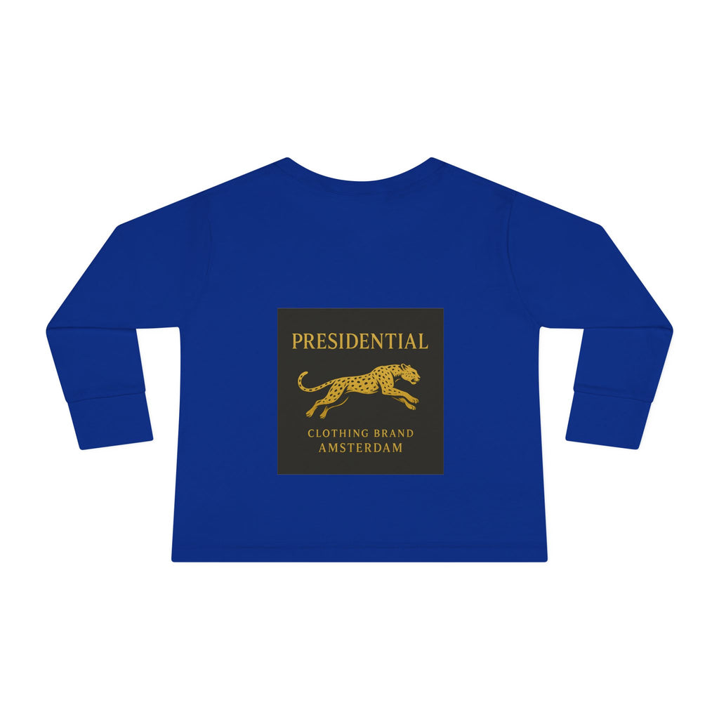 Presidential Leopard Toddler Long Sleeve Tee
