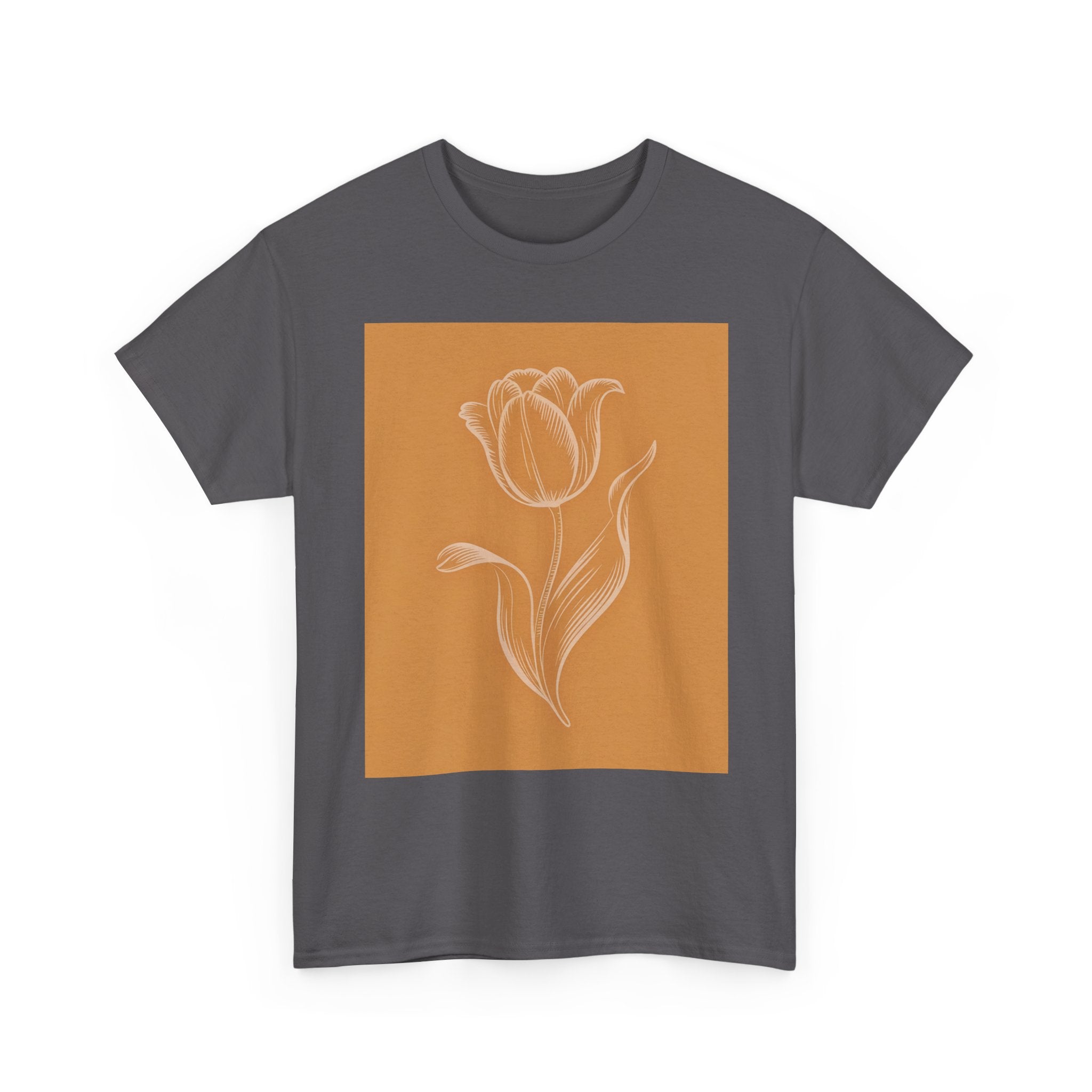 Amsterdam Tulip Graphic Tee — Vintage Cityscape Travel T‑Shirt