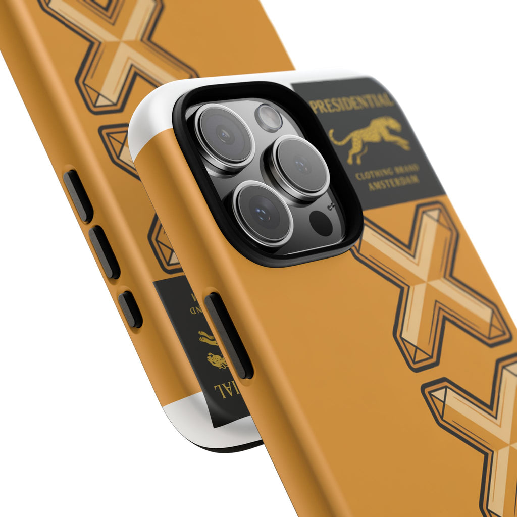 Amsterdam XXX Gold Tough Phone Case – Presidential Lion Design