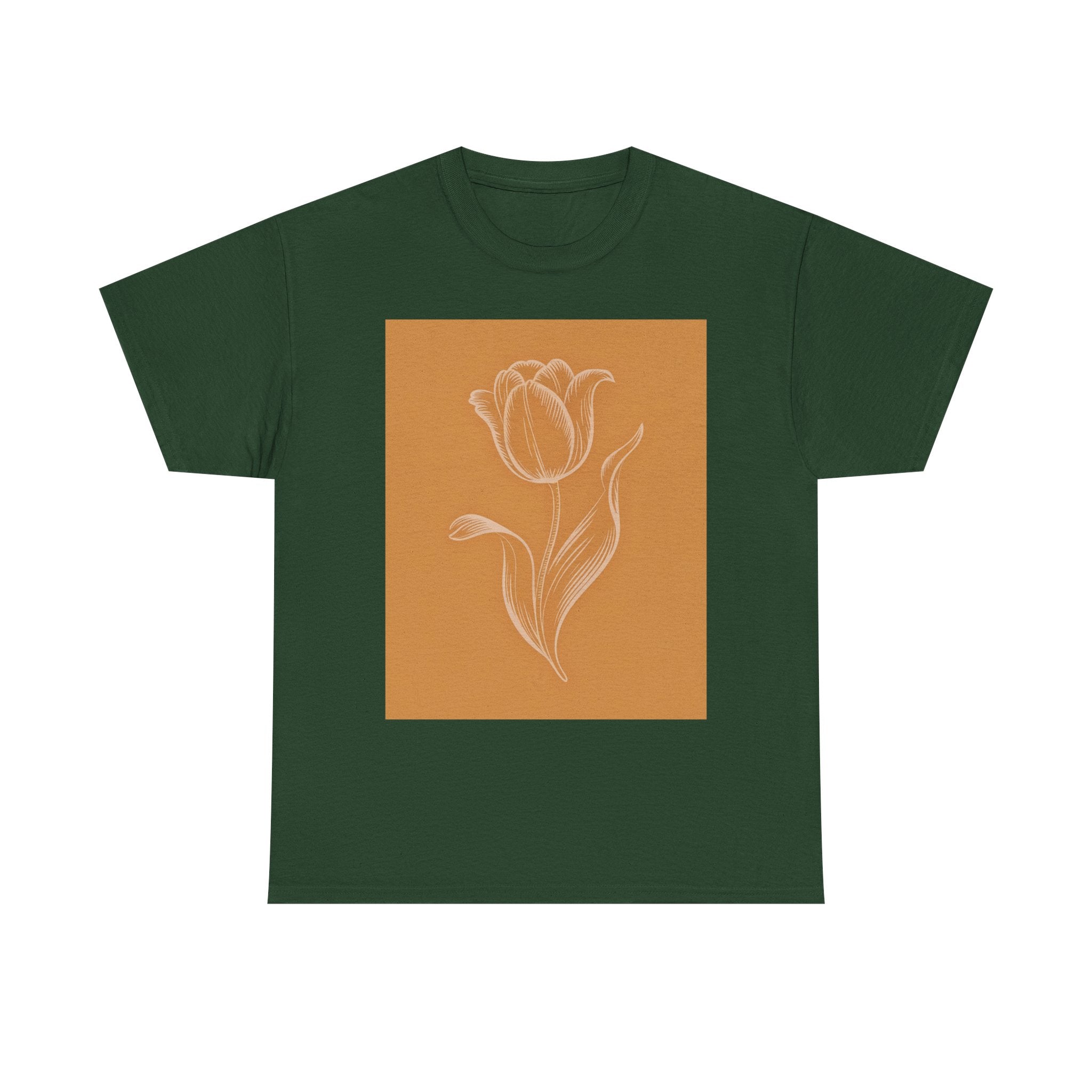 Amsterdam Tulip Graphic Tee — Vintage Cityscape Travel T‑Shirt