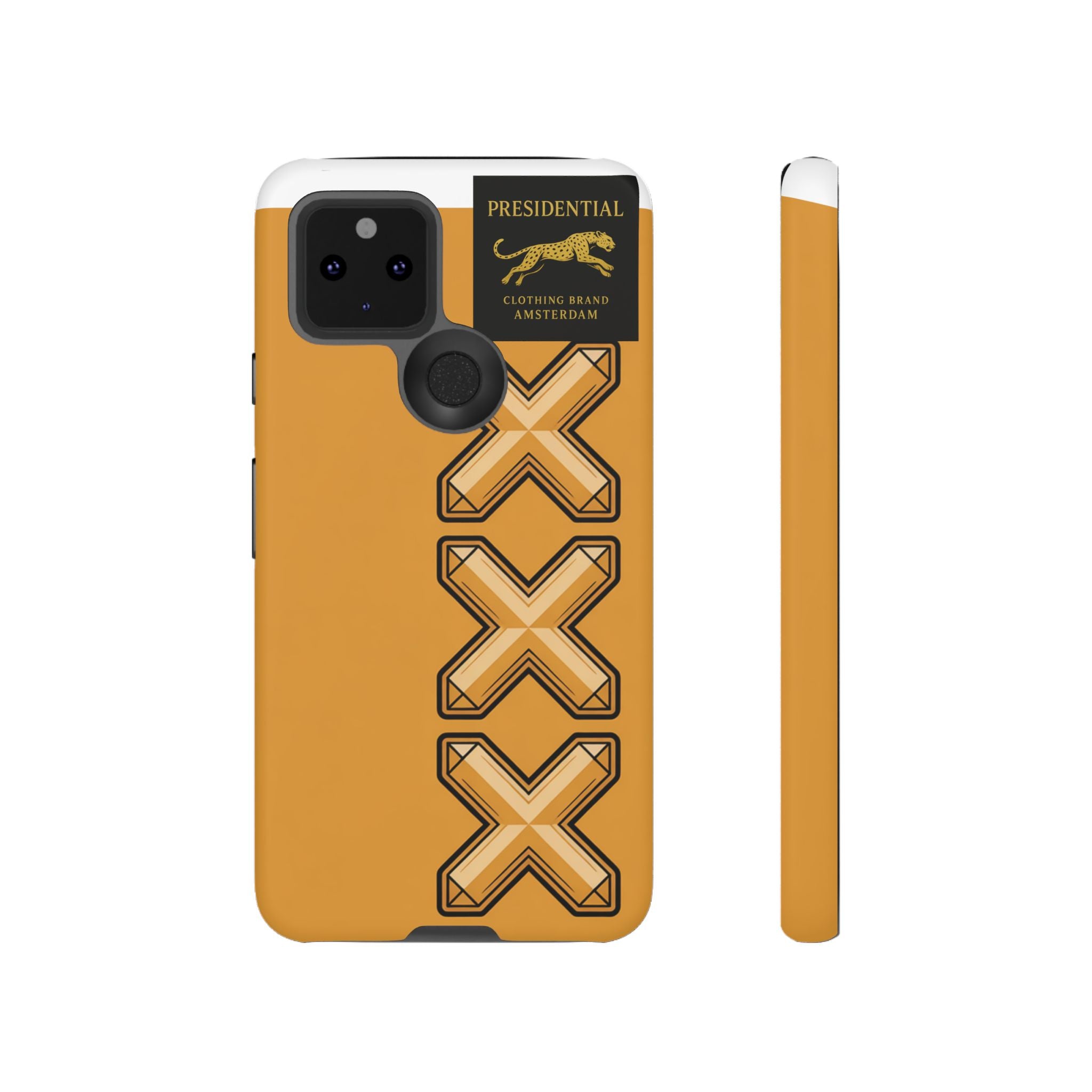 Amsterdam XXX Gold Tough Phone Case – Presidential Lion Design