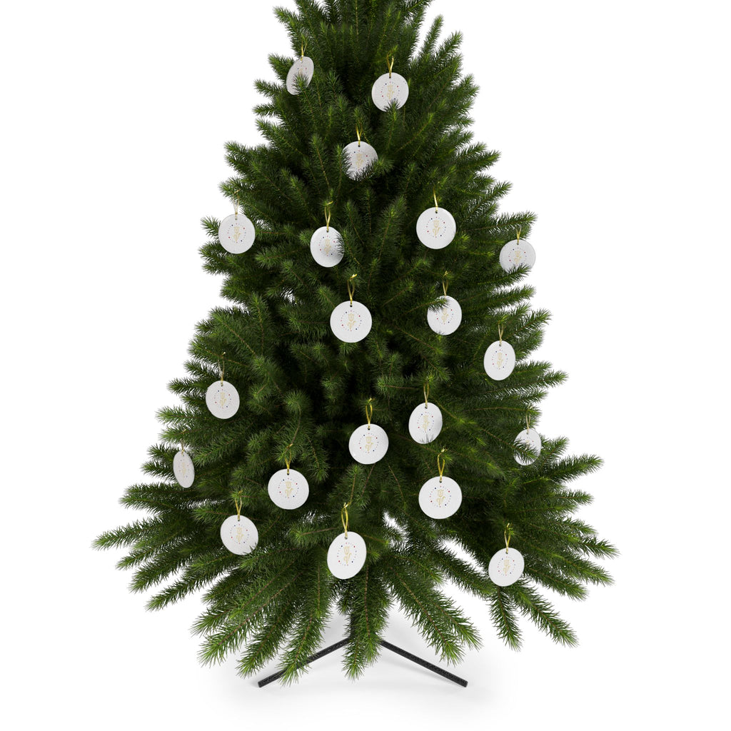 Presidential Tulip Glass Ornament