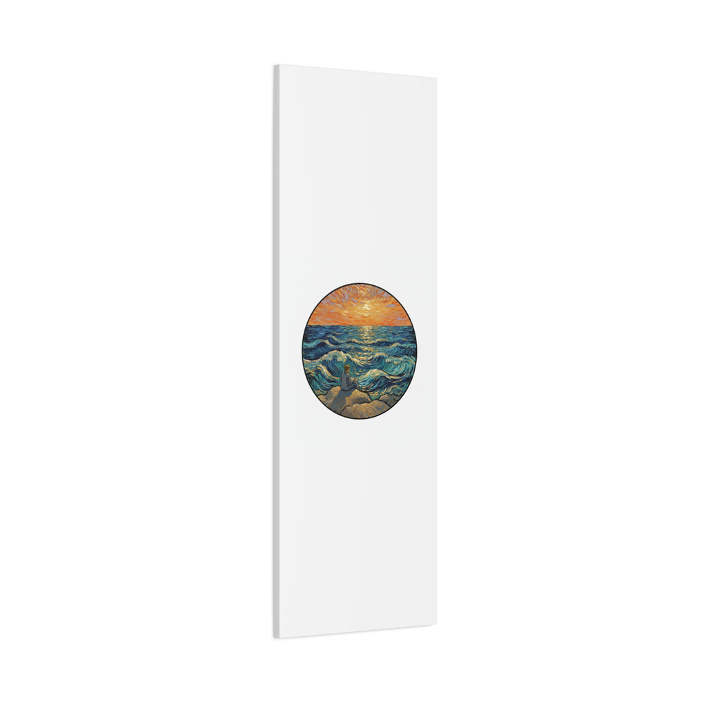 Presidential Sunset Figure Canvas — Ocean Edition
