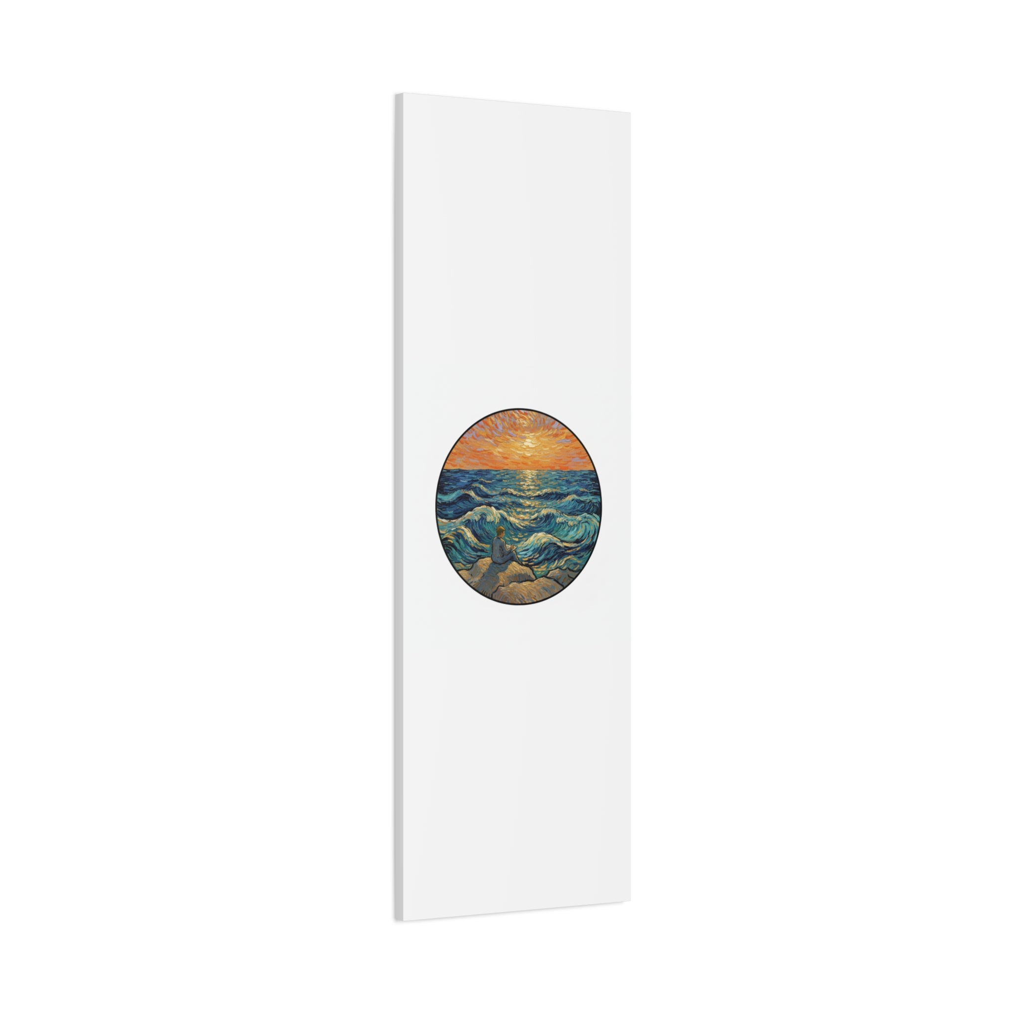 Presidential Sunset Figure Canvas — Ocean Edition