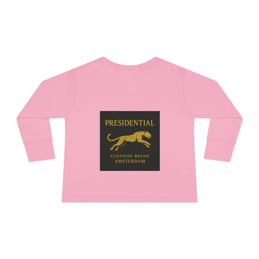 Presidential Leopard Toddler Long Sleeve Tee