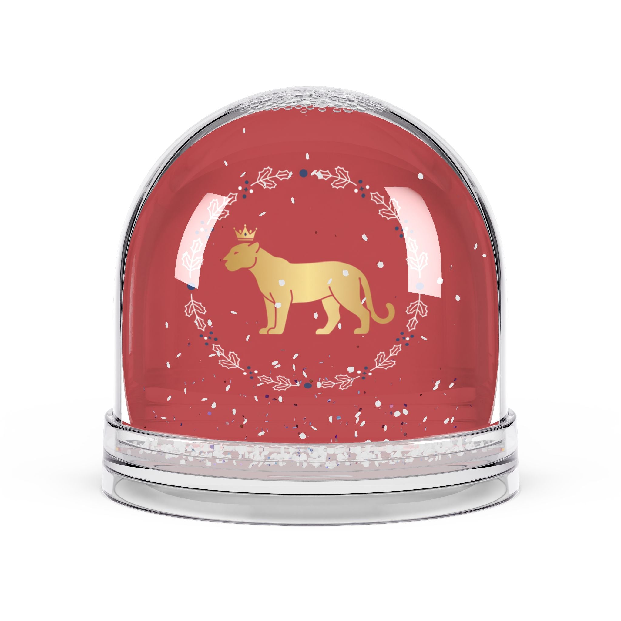 Presidential Jaguar Snow Globe — Royal Gold