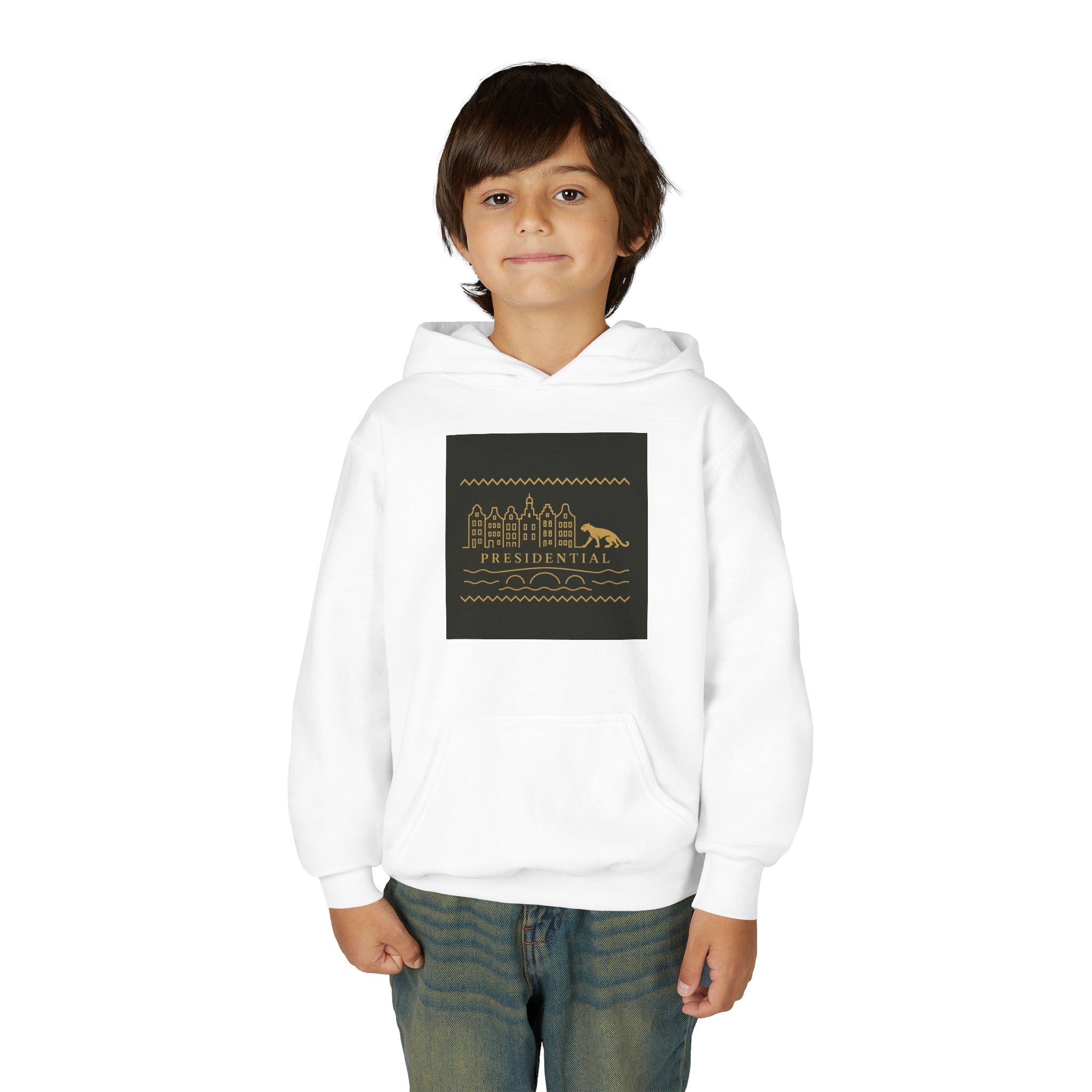 Youth Hoodie — Presidential Clothing Brand Leopard Graphic