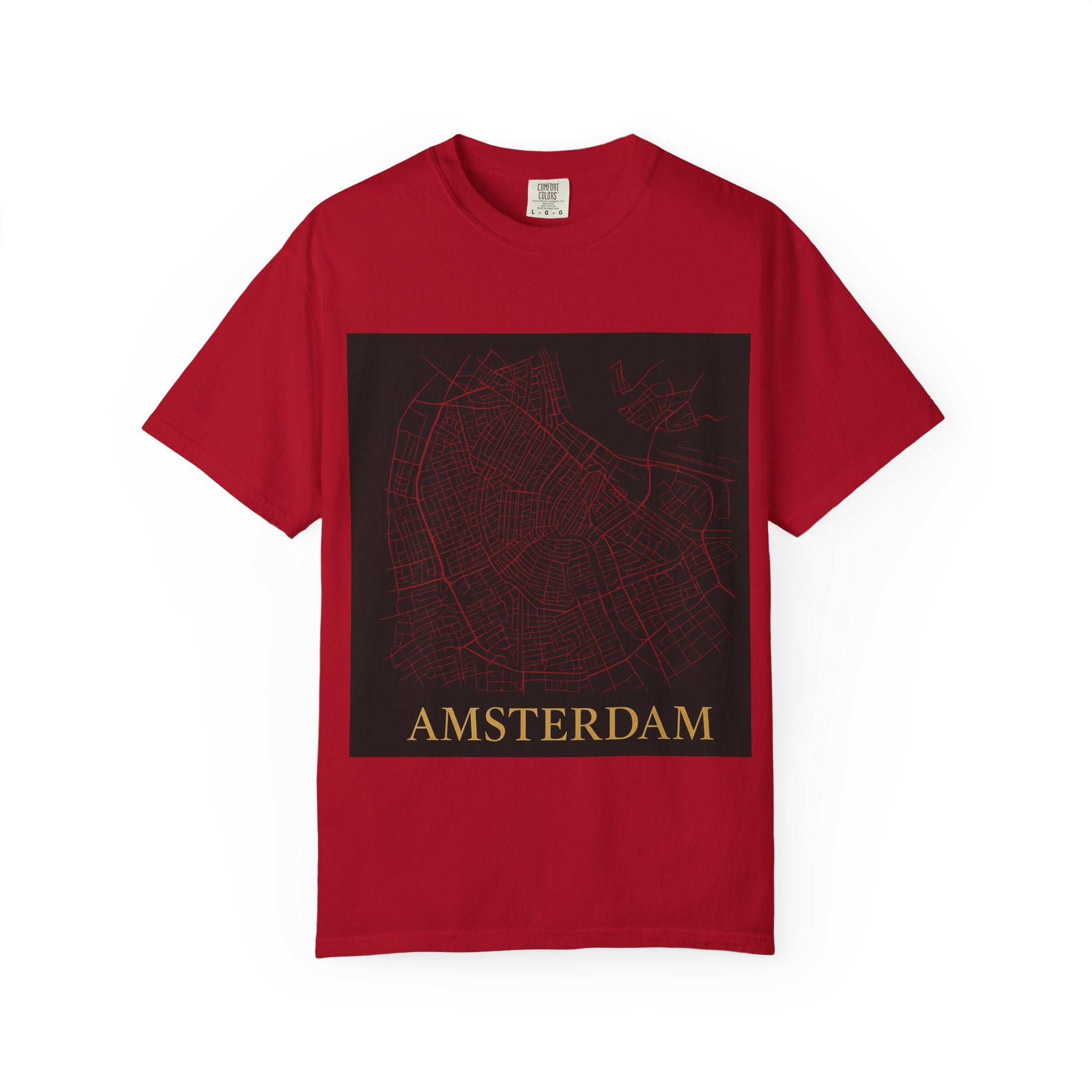 Amsterdam Map & Lemon Bike T-Shirt