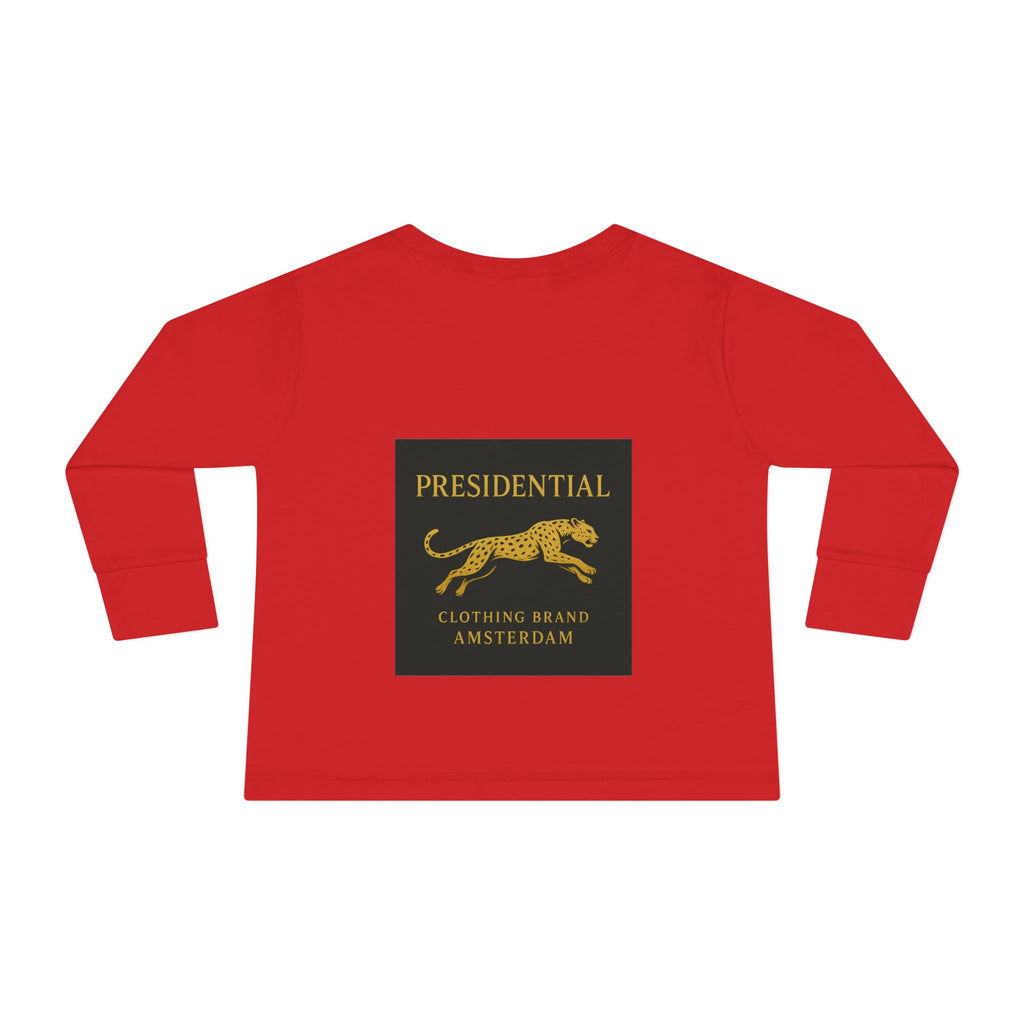 Presidential Leopard Toddler Long Sleeve Tee
