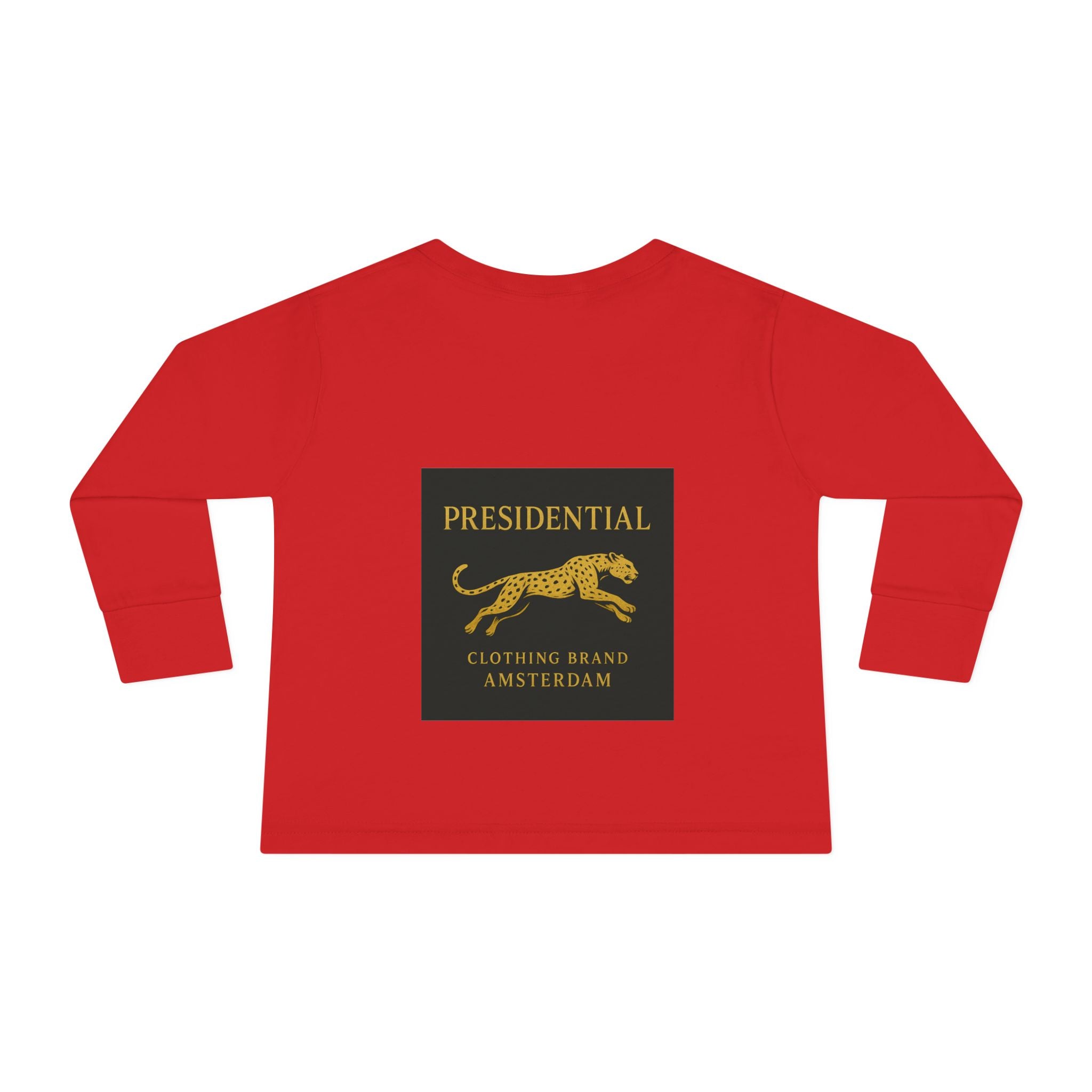 Presidential Leopard Toddler Long Sleeve Tee