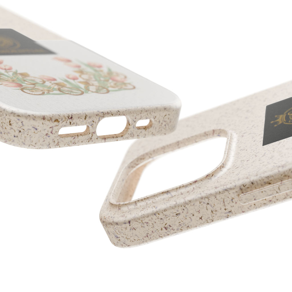 Biodegradable Phone Case — Presidential Lion Crest with Floral Wreath