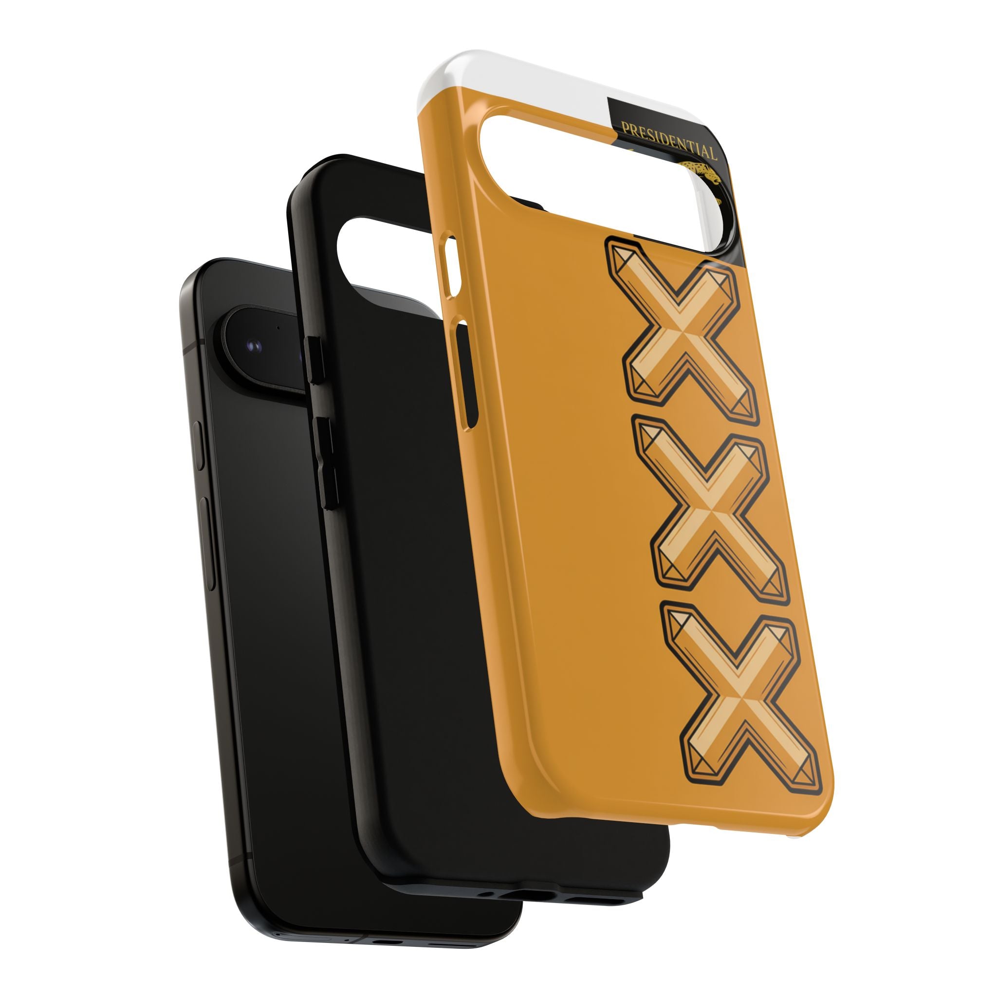 Amsterdam XXX Gold Tough Phone Case – Presidential Lion Design