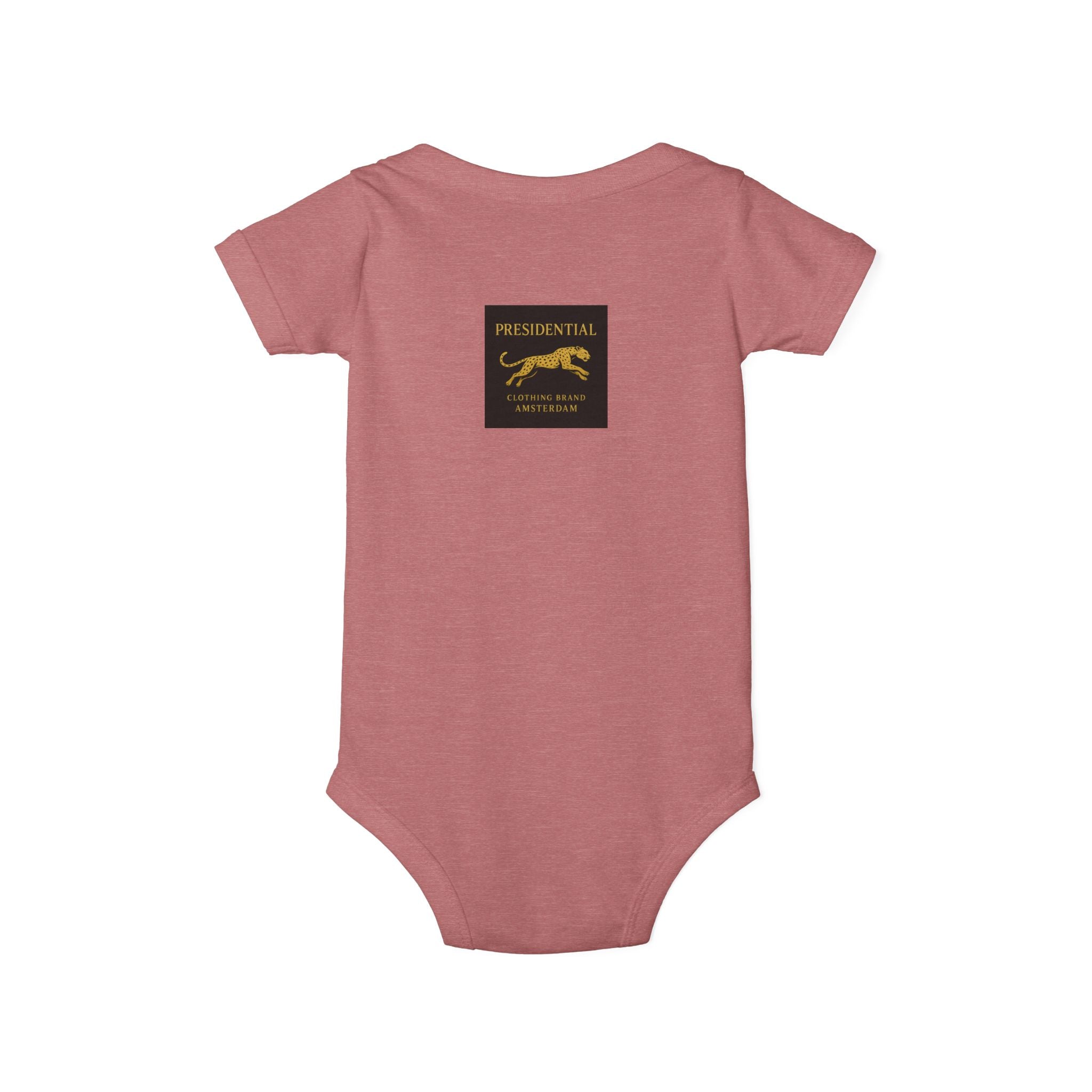 Infant One-Piece Bodysuit — 'Presidential' Gold Lion Logo Baby Bodysuit