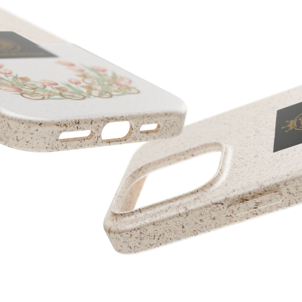 Biodegradable Phone Case — Presidential Lion Crest with Floral Wreath