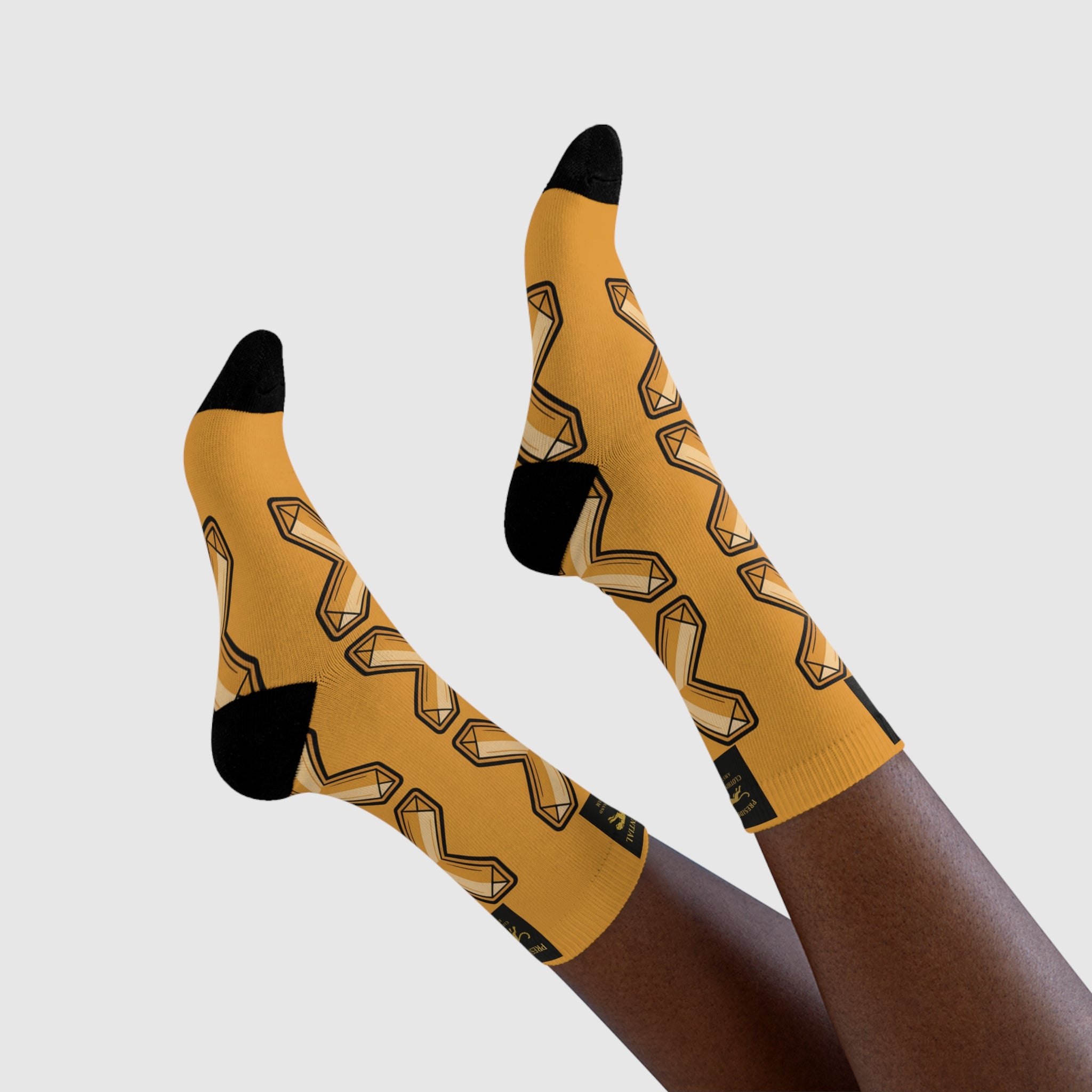 Presidential XXX Socks — Gold Pattern