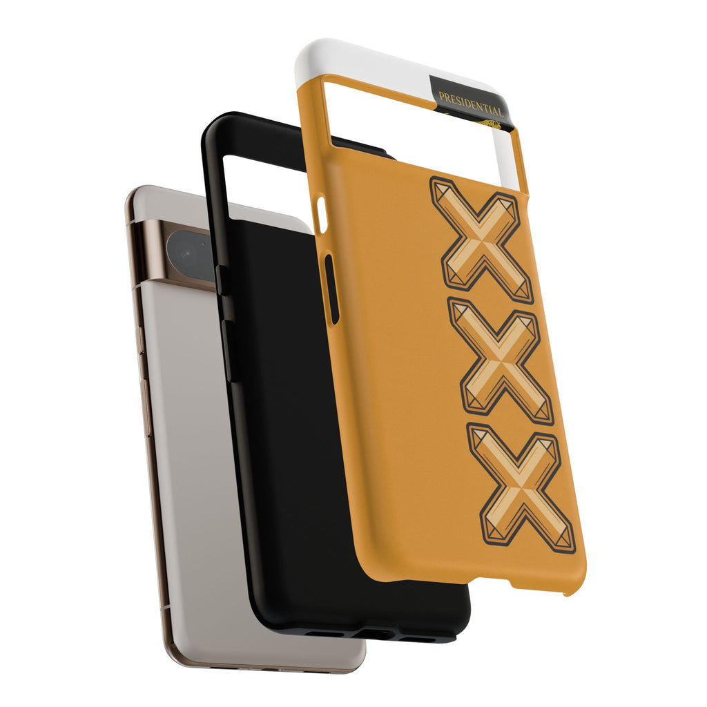 Amsterdam XXX Gold Tough Phone Case – Presidential Lion Design