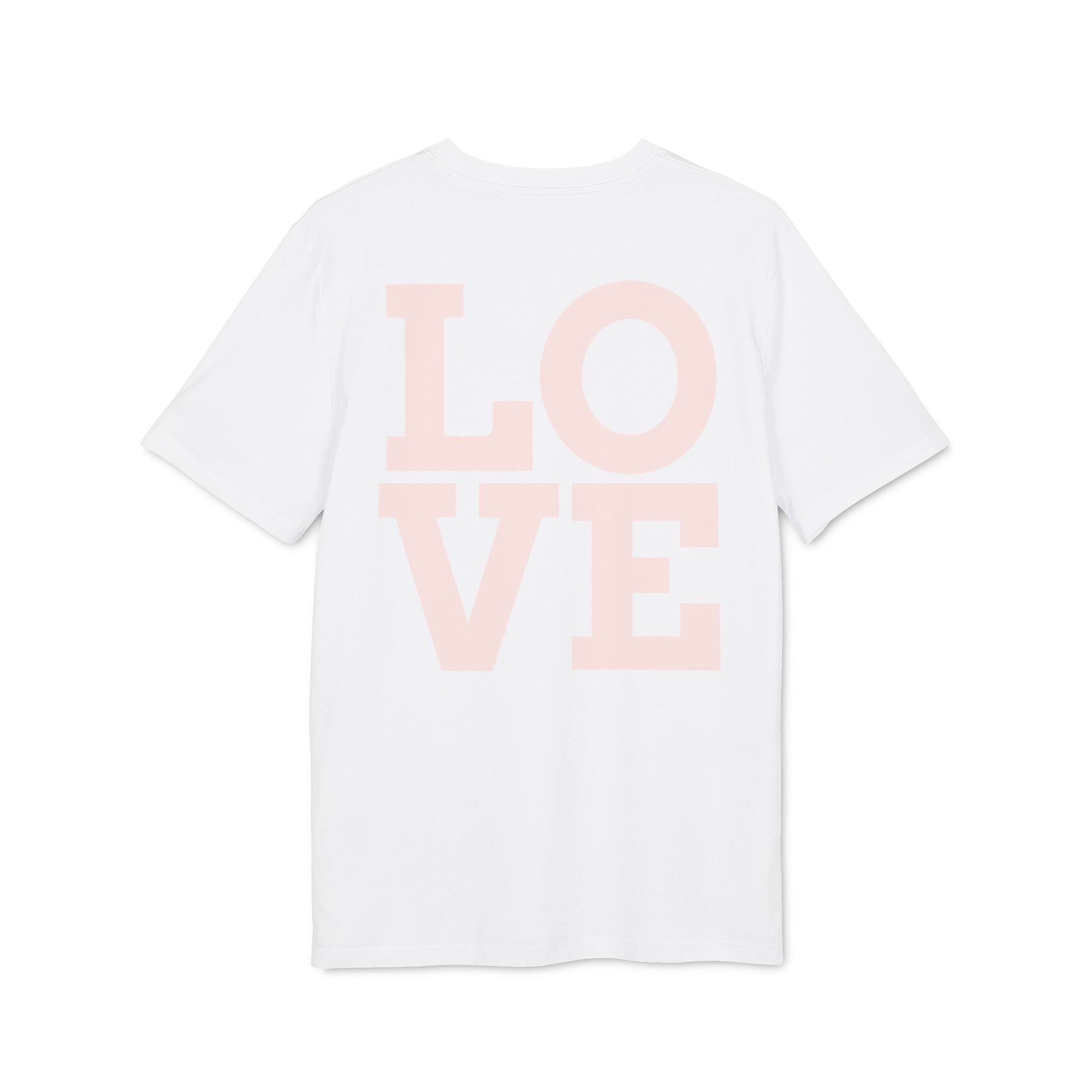 Daisy Love Graphic T-Shirt — Pink Floral Front Daisy with 'LOVE' Back Print