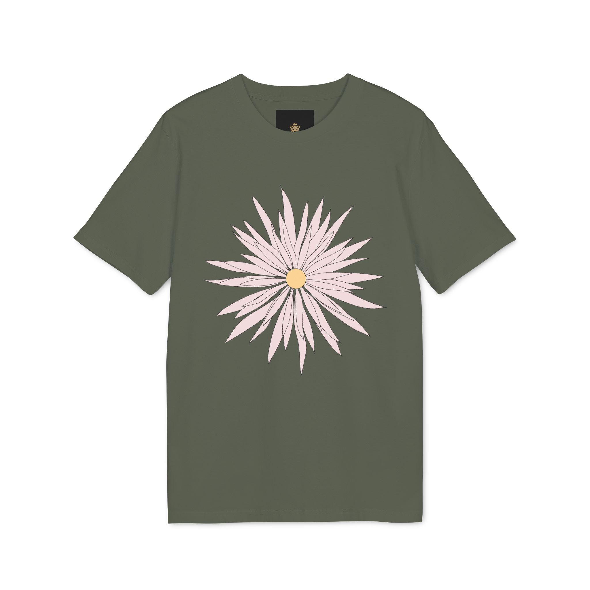 Daisy Love Graphic T-Shirt — Pink Floral Front Daisy with 'LOVE' Back Print