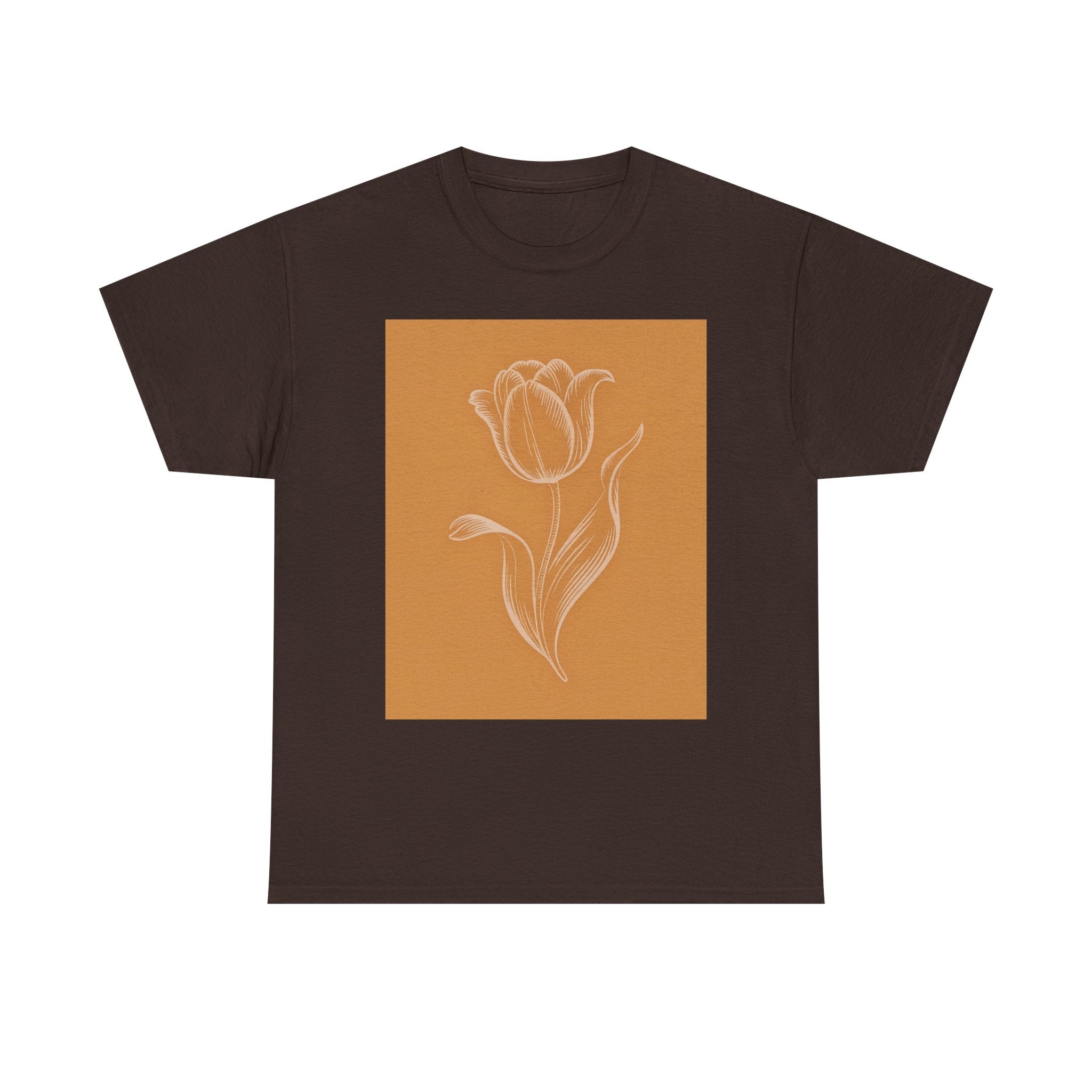 Amsterdam Tulip Graphic Tee — Vintage Cityscape Travel T‑Shirt