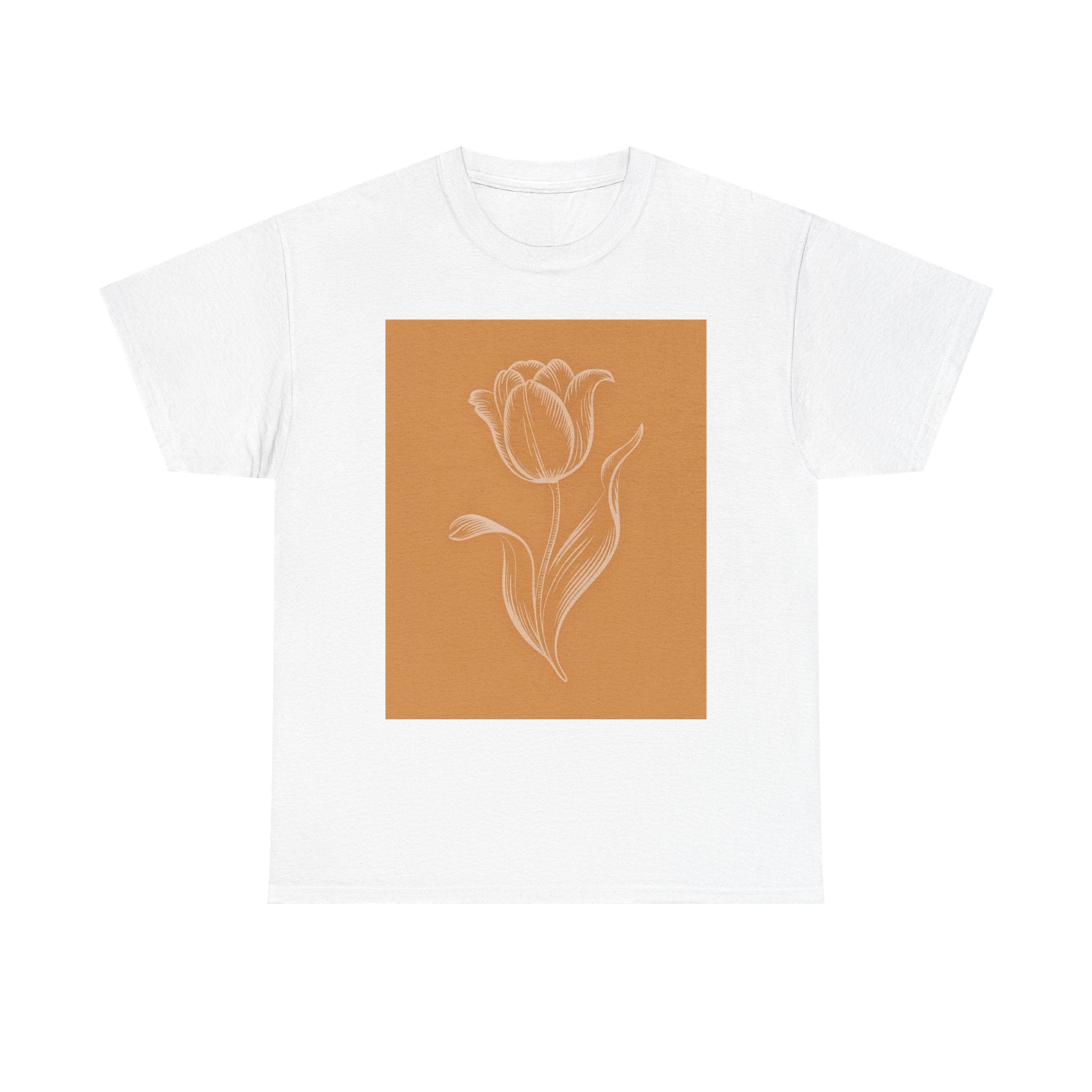 Amsterdam Tulip Graphic Tee — Vintage Cityscape Travel T‑Shirt