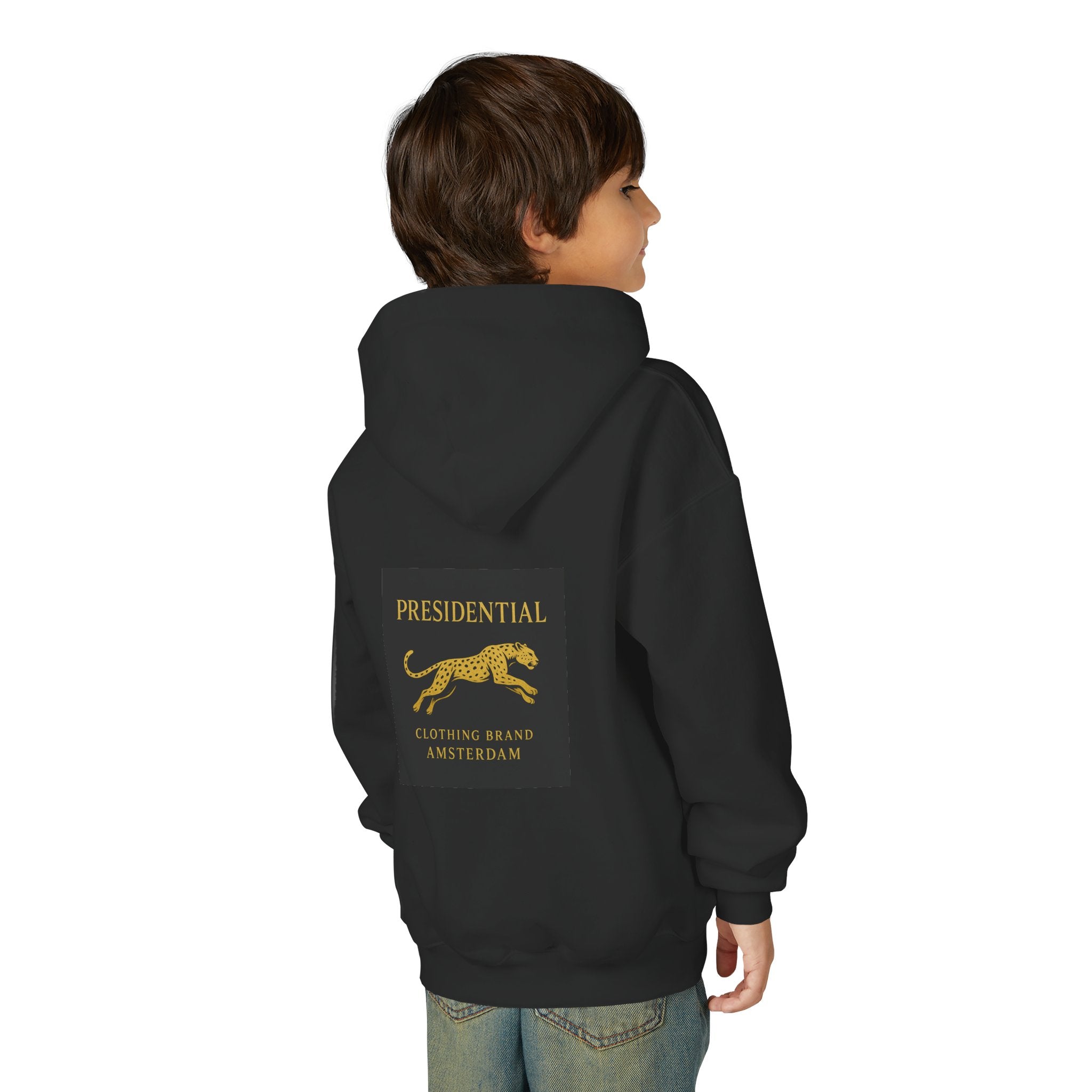 Youth Hoodie — Presidential Clothing Brand Leopard Graphic