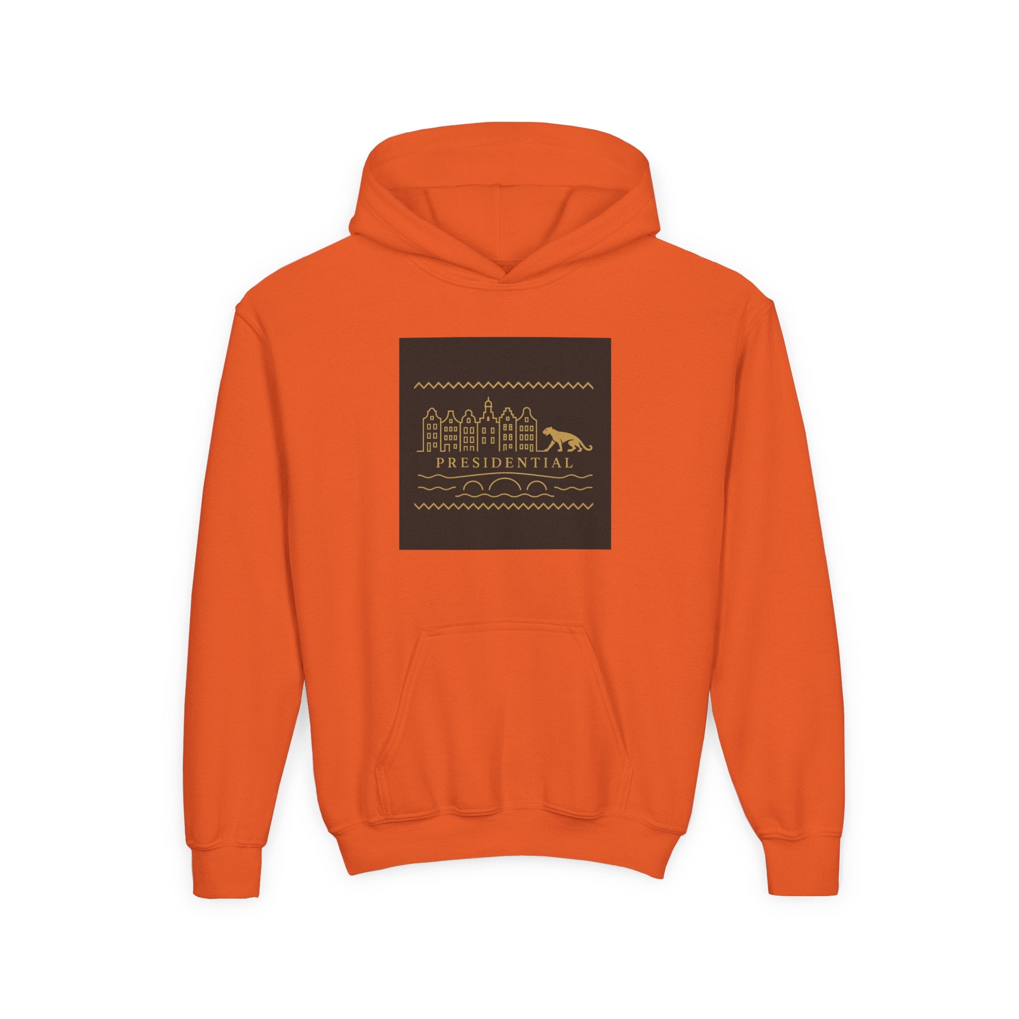 Youth Hoodie — Presidential Clothing Brand Leopard Graphic